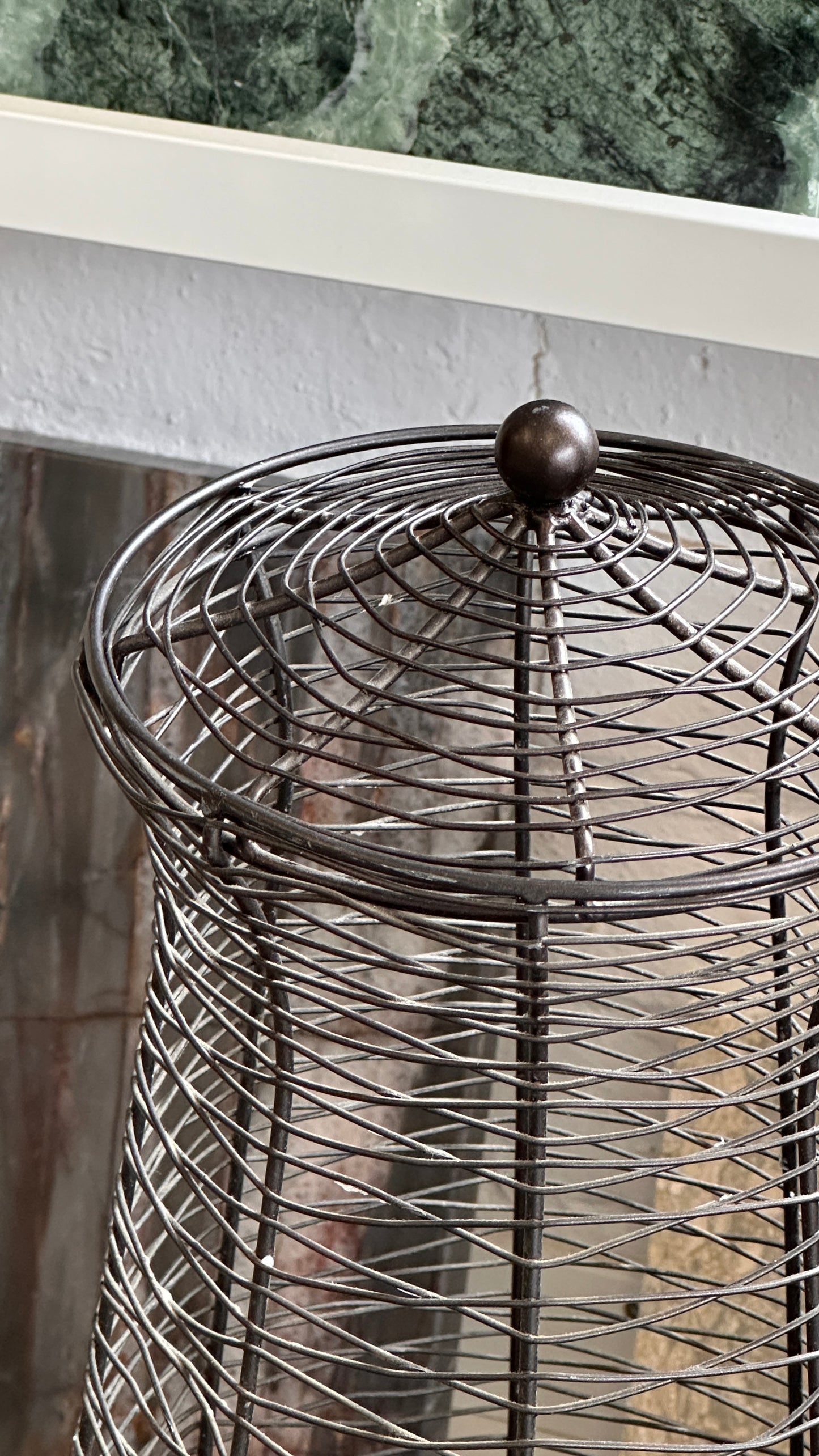 Large Wire Candle Holder