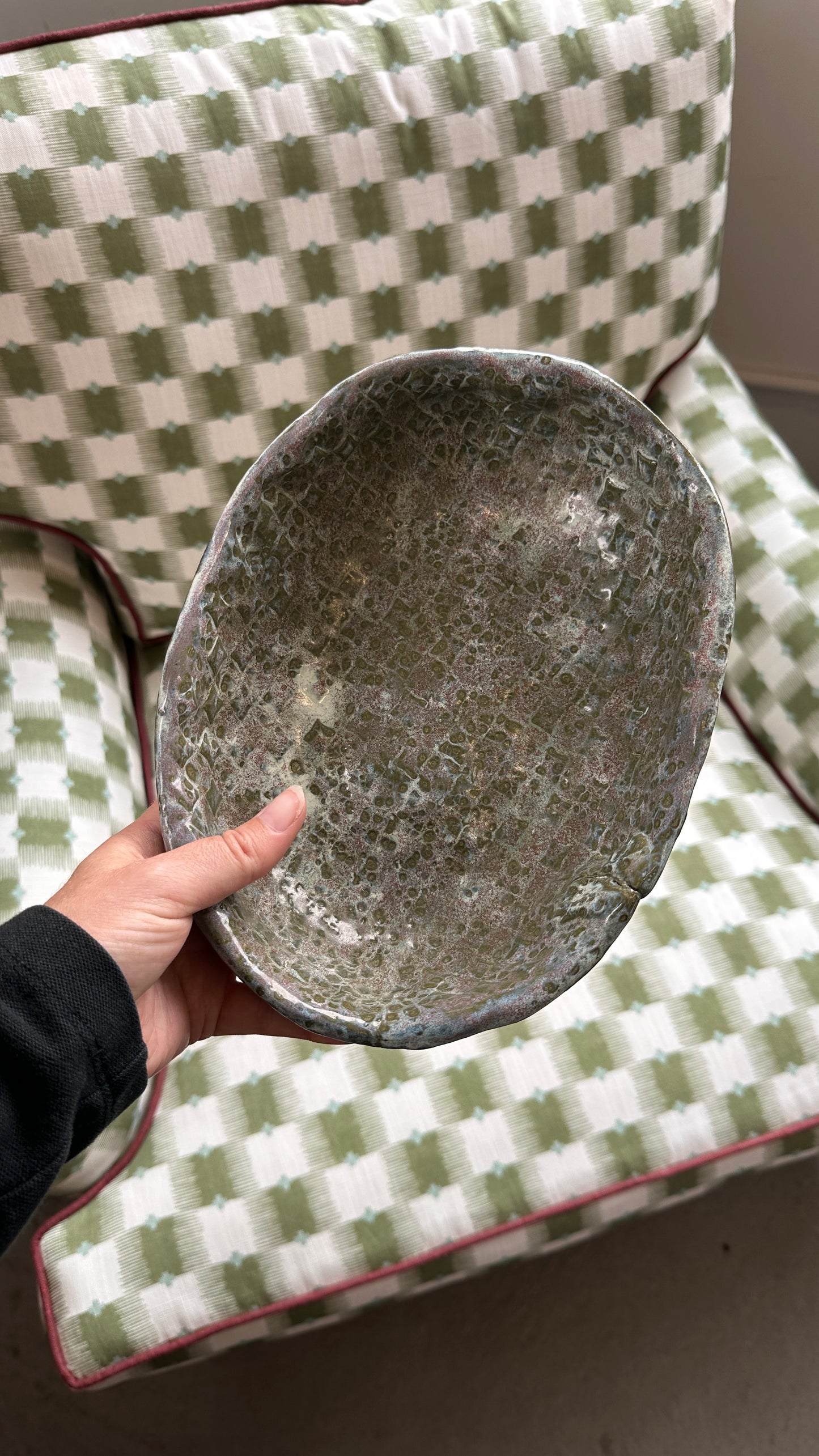 Handmade Textured Ceramic Bowl
