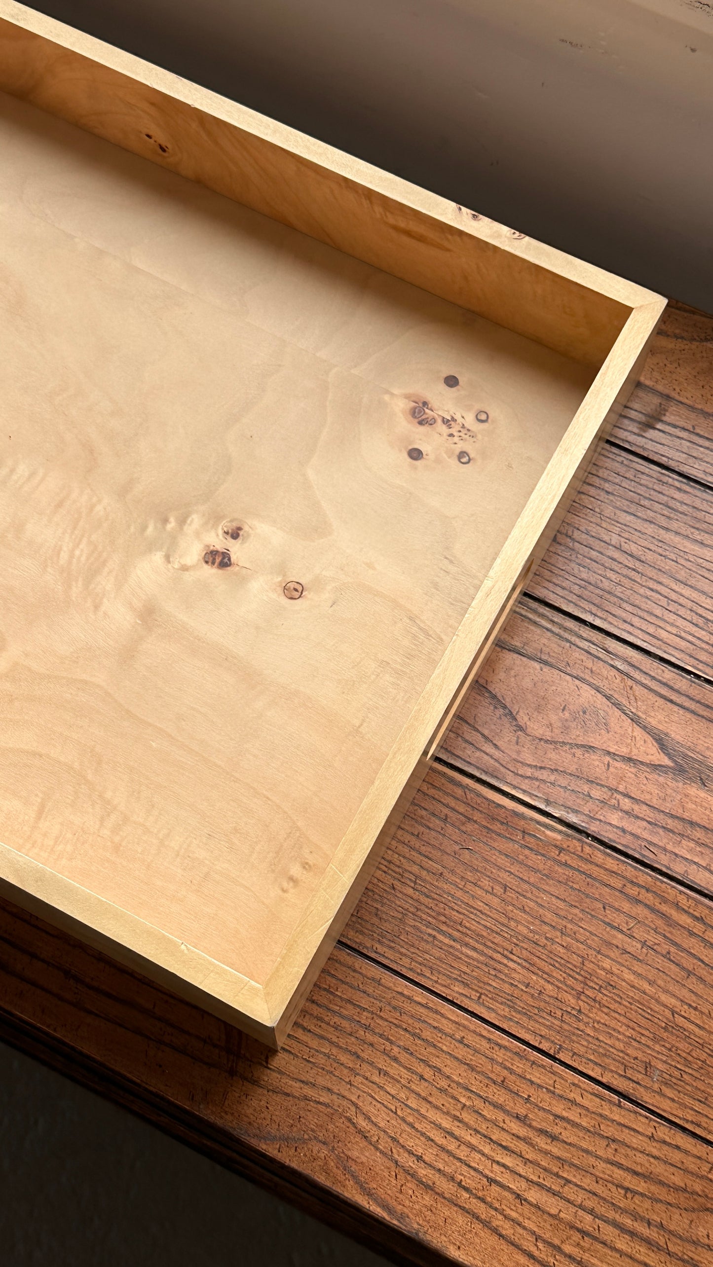 Burled Serving Tray