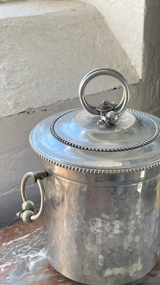 Hammered Aluminum Ice Bucket by BW Buenilum