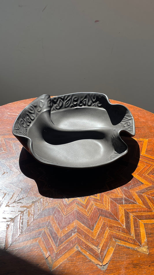 2-Sided Condiment Set Dish by Hilborn Pottery