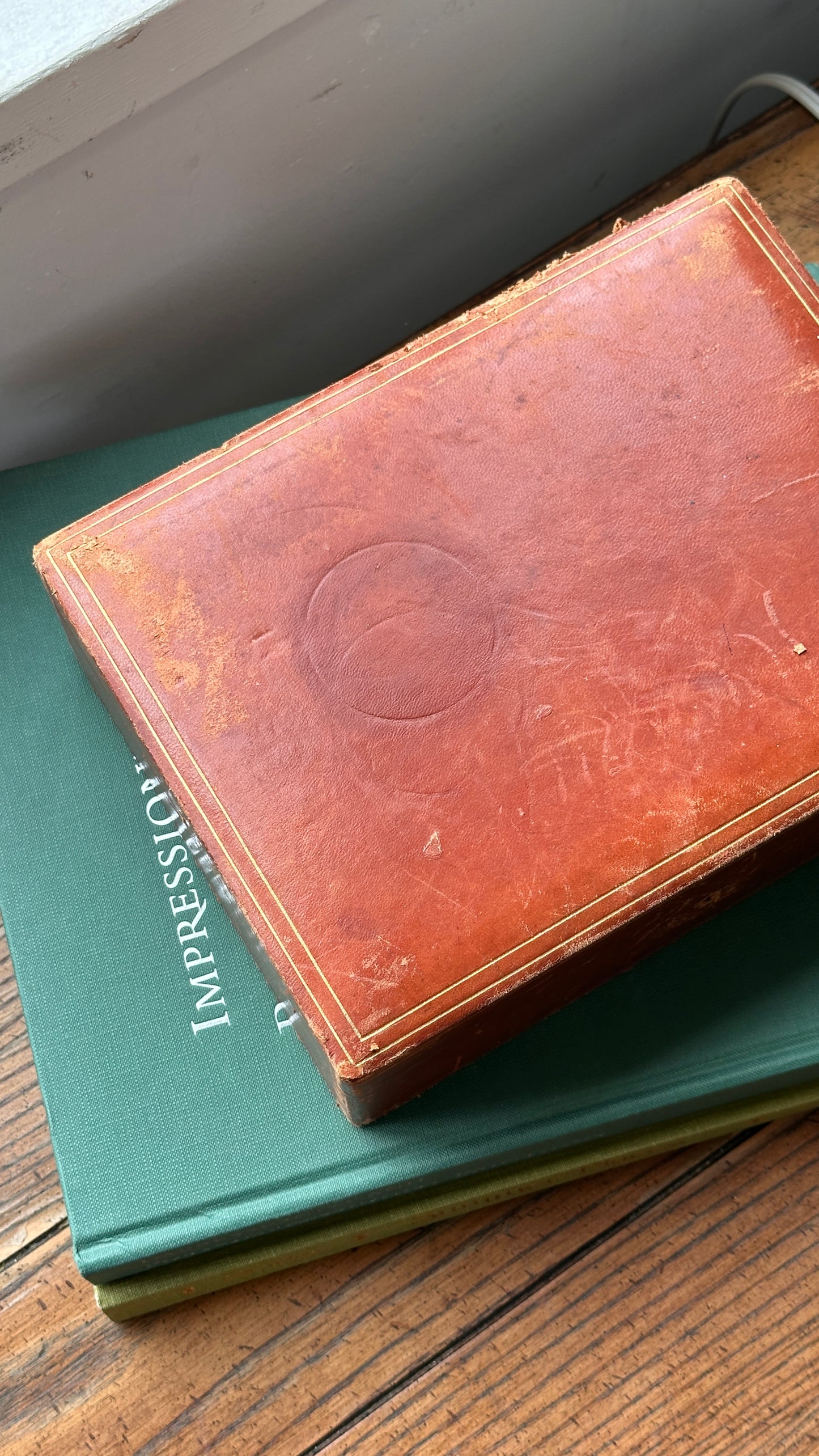Vintage Leather Jewellery Box