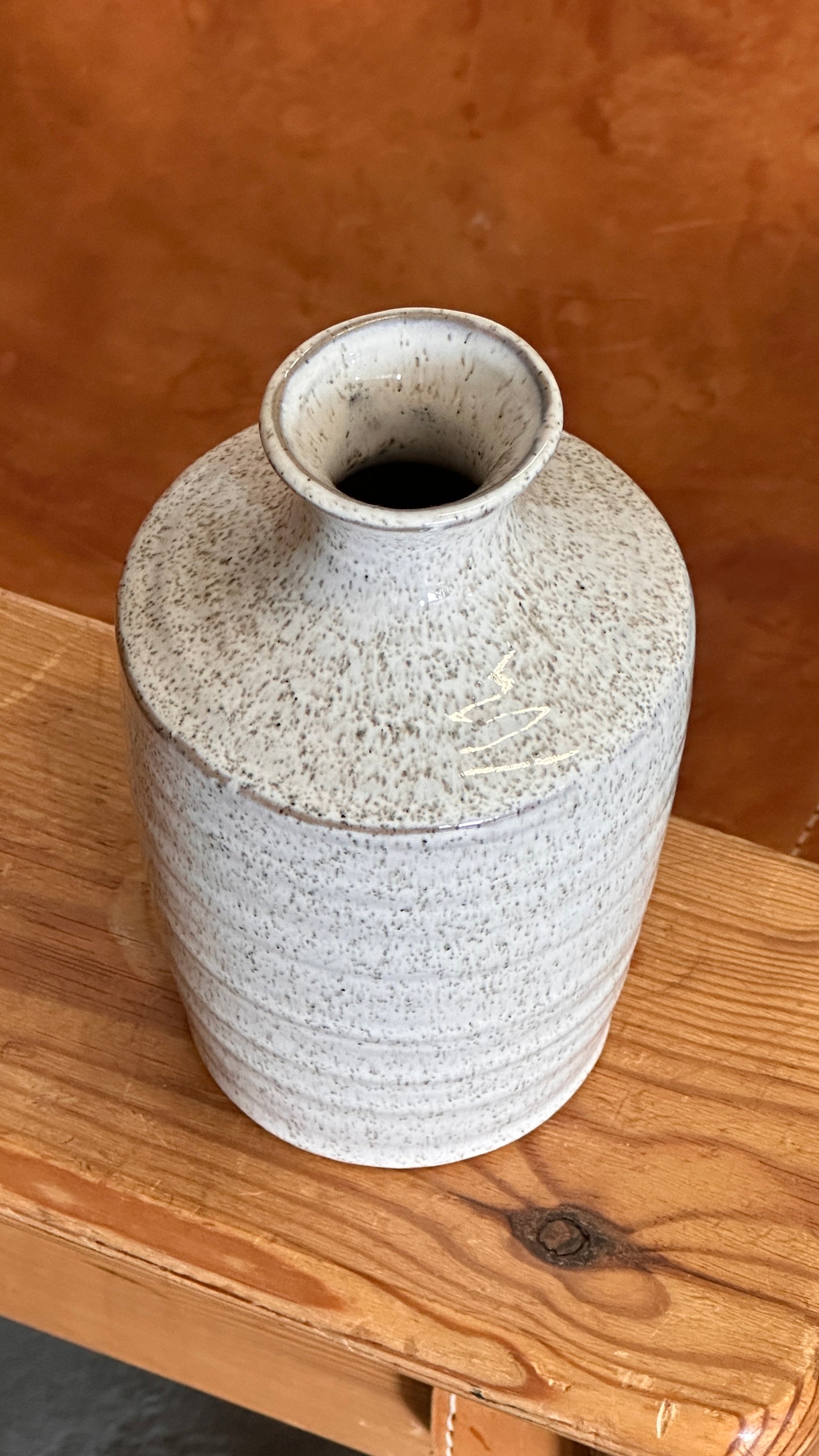 Turned Ceramic Vase