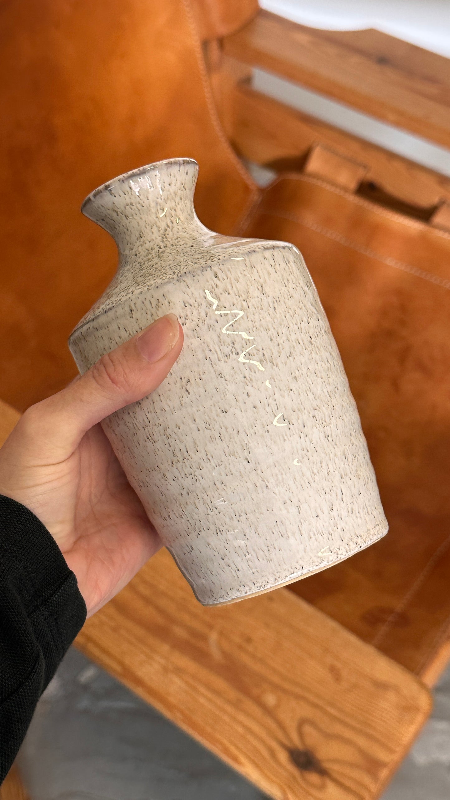 Turned Ceramic Vase