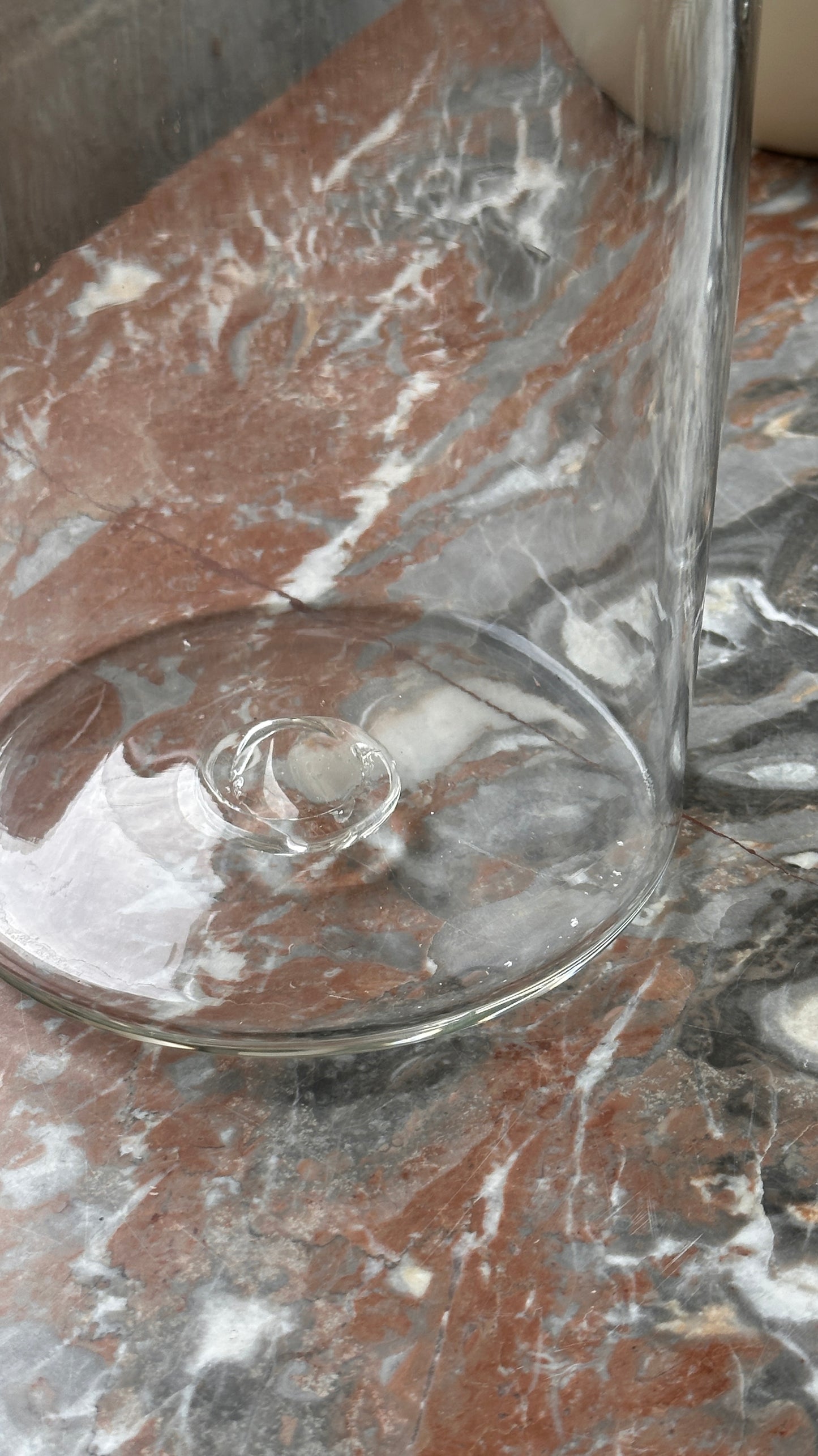 Large Blown Glass Bud Vase