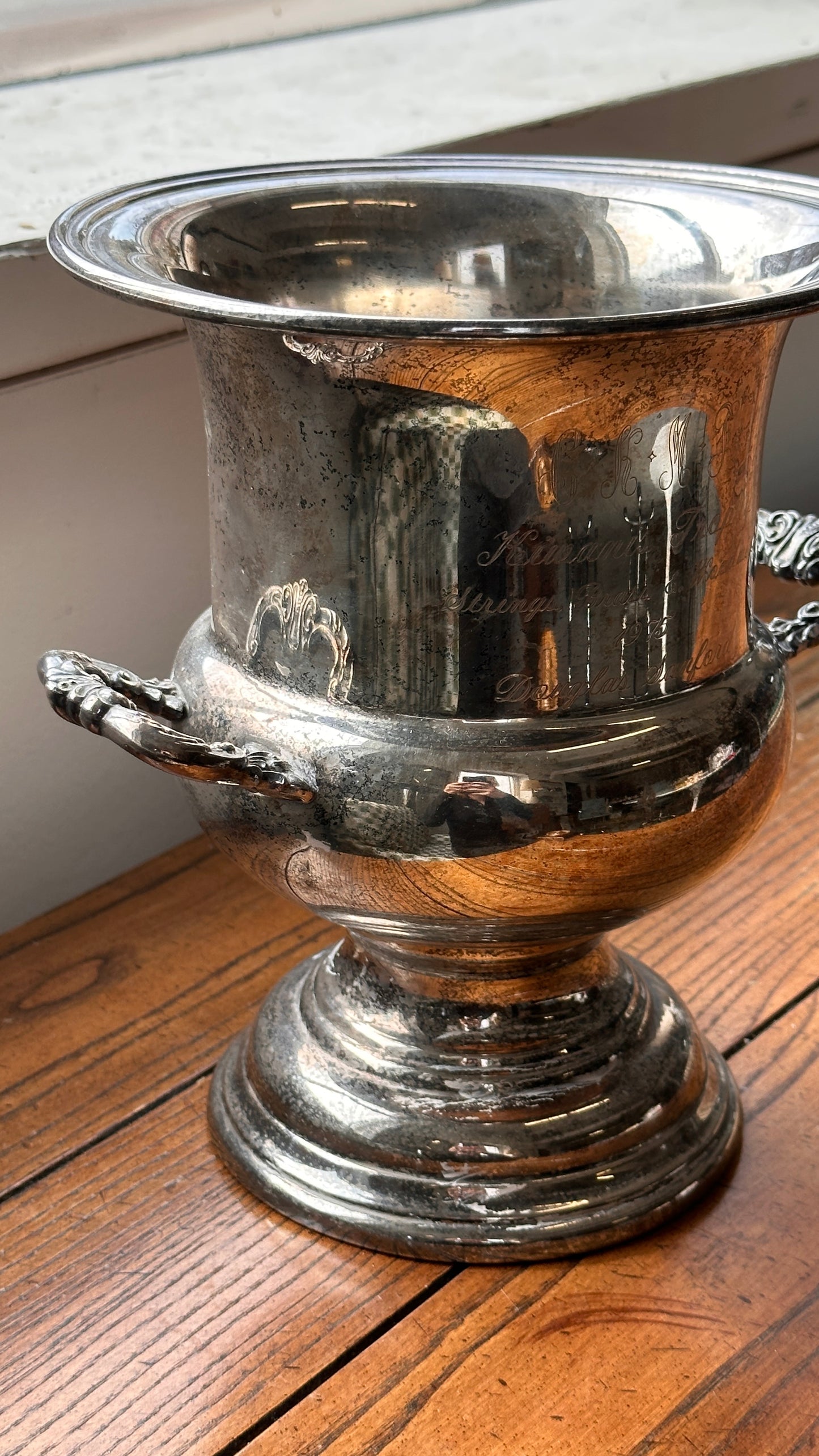 Vintage Silver Champagne Ice Bucket