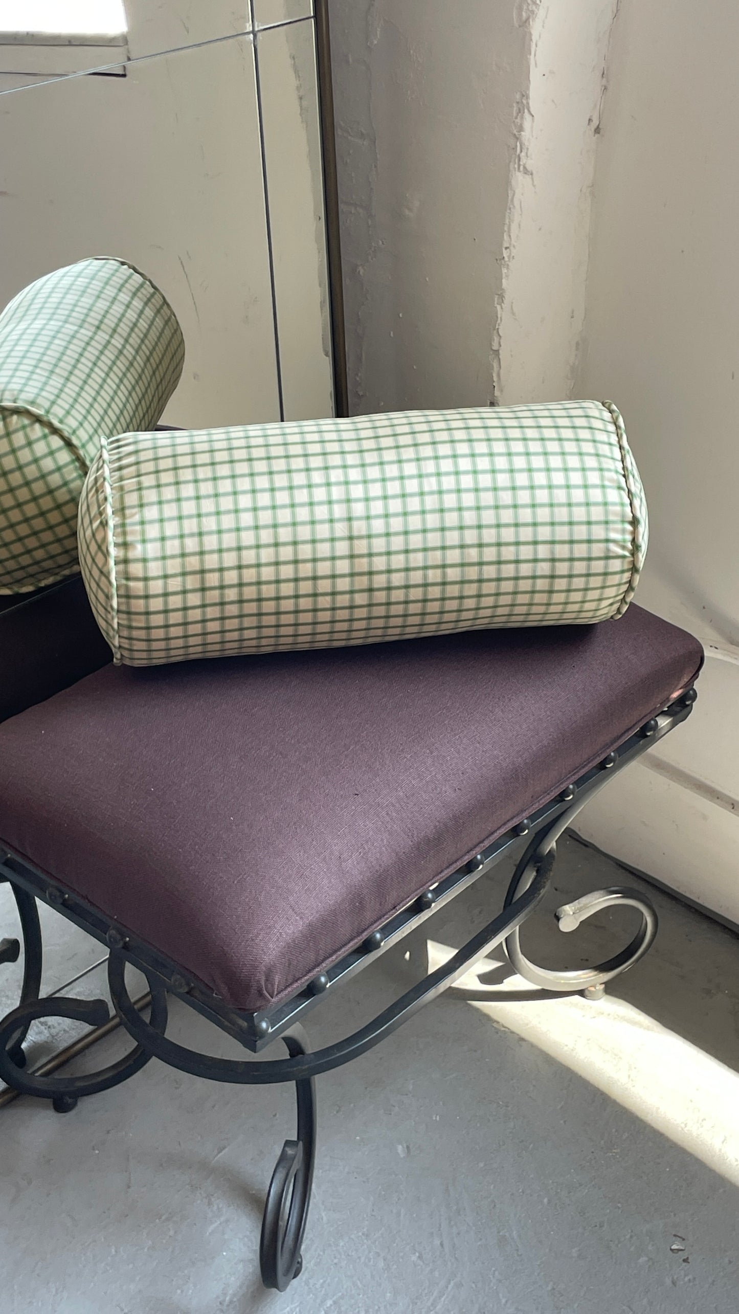 Custom Made Silk Bolster