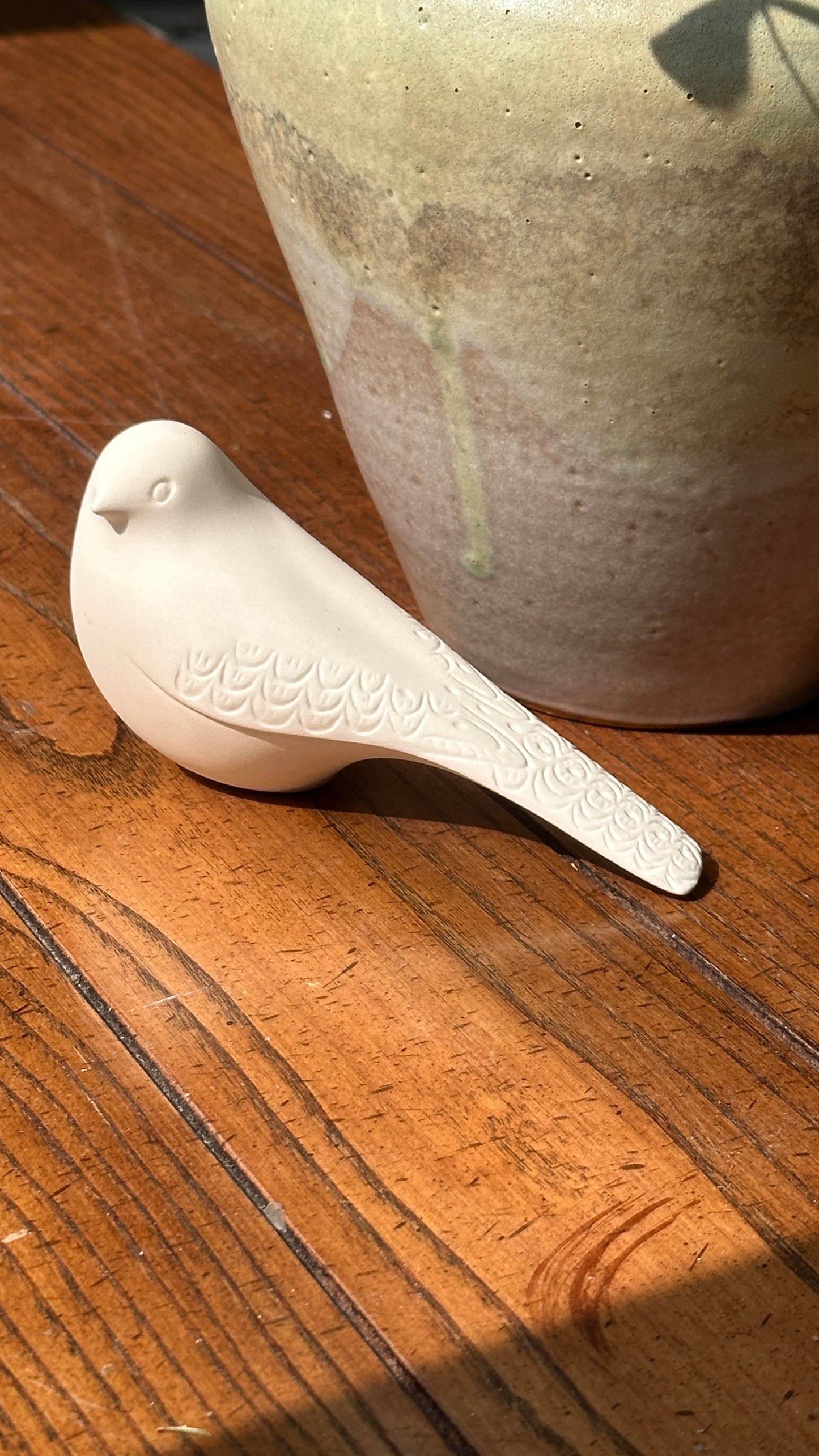 France Fauteux Ceramic Oiselet Figurine