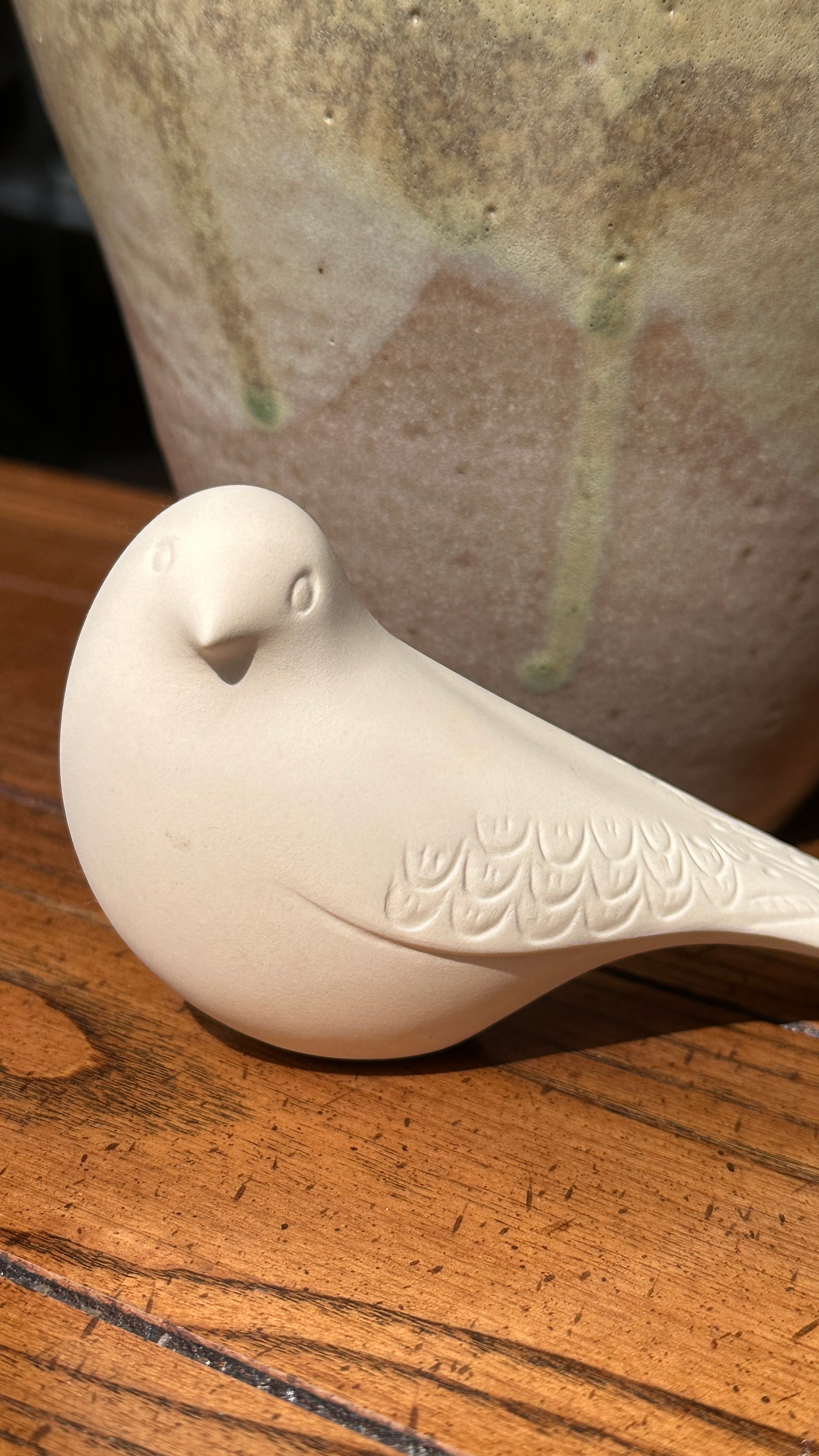 France Fauteux Ceramic Oiselet Figurine