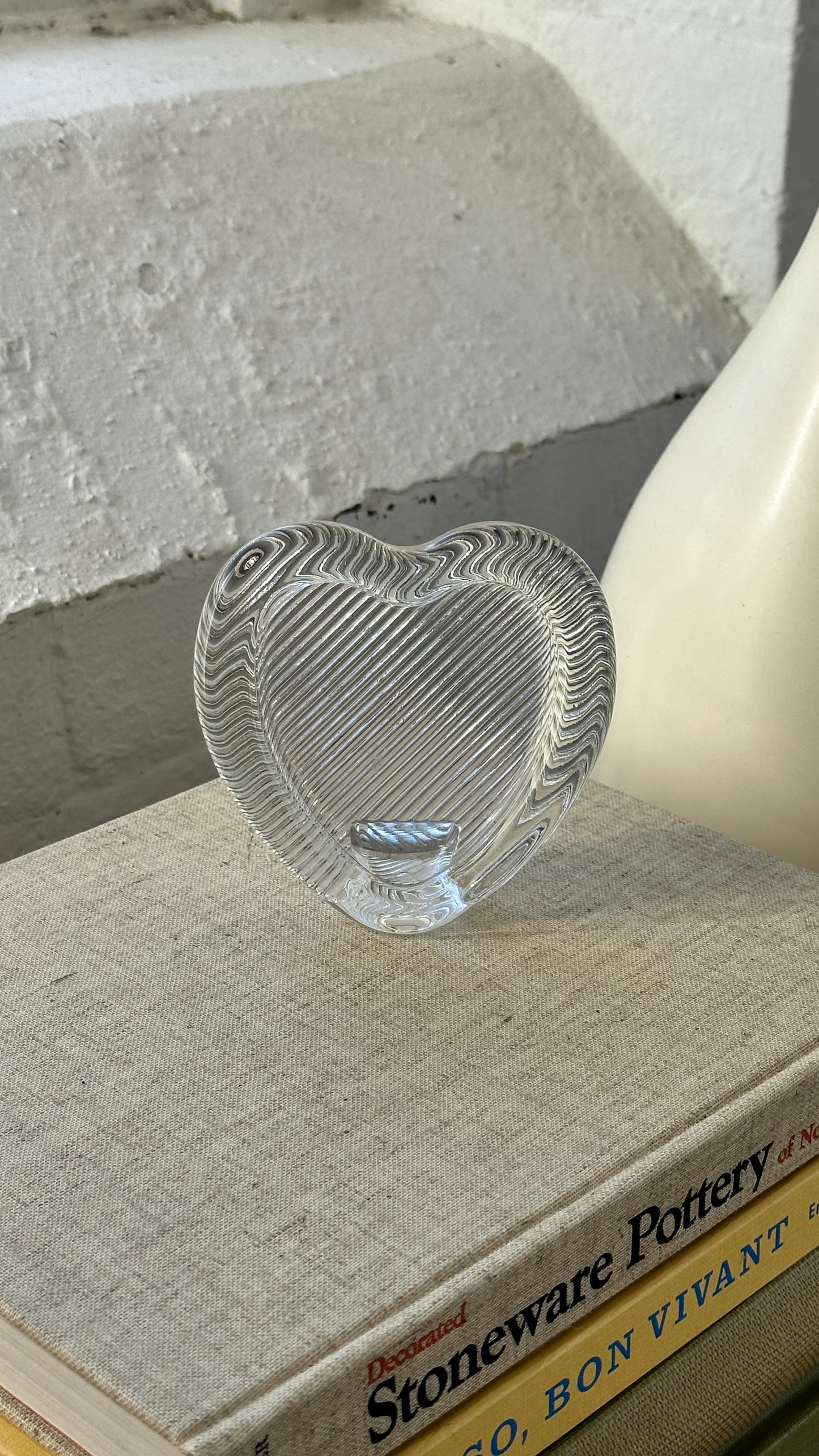 Glass Heart-Shaped Picture Frame