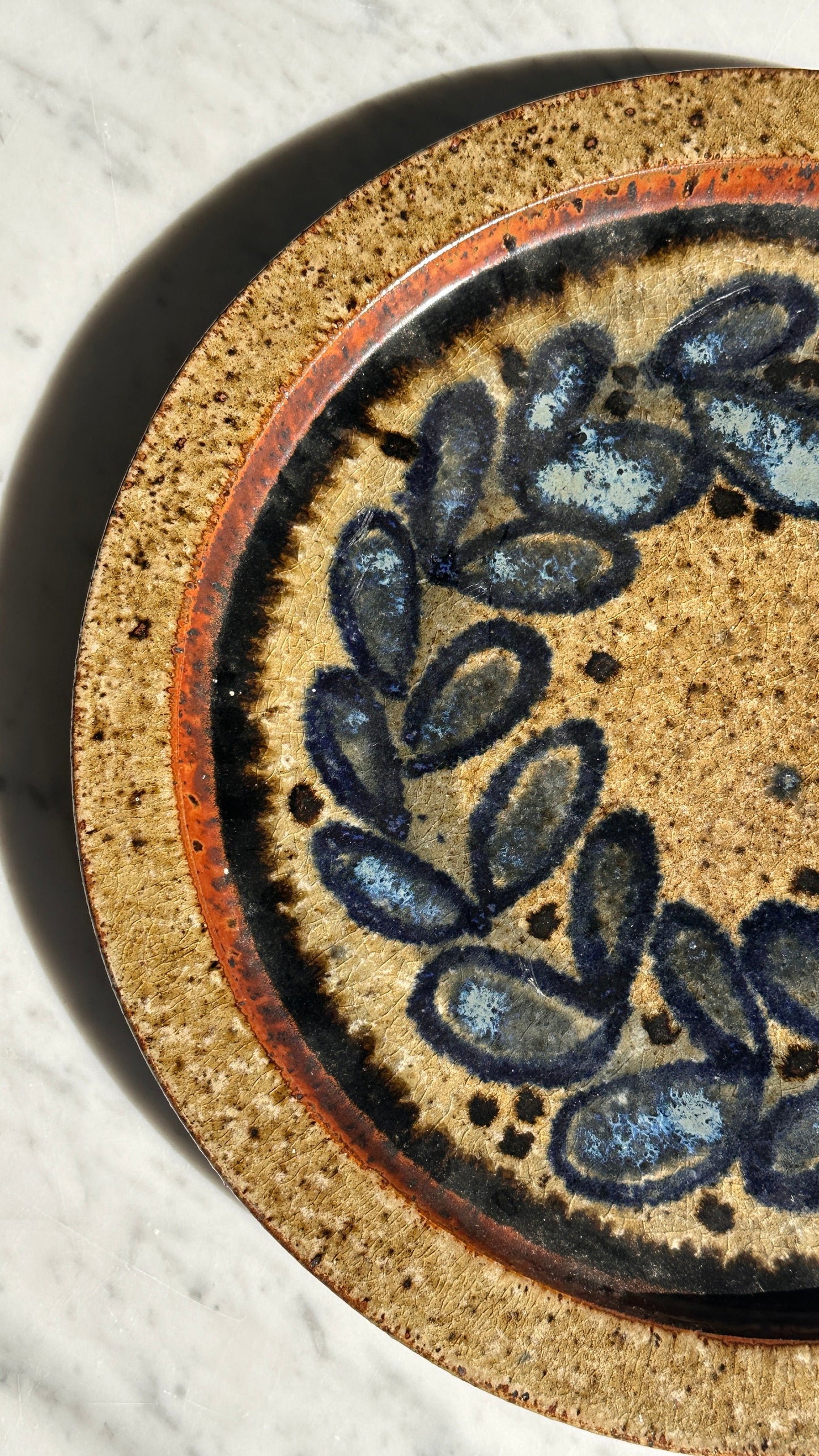 Large Handmade Ceramic Plate
