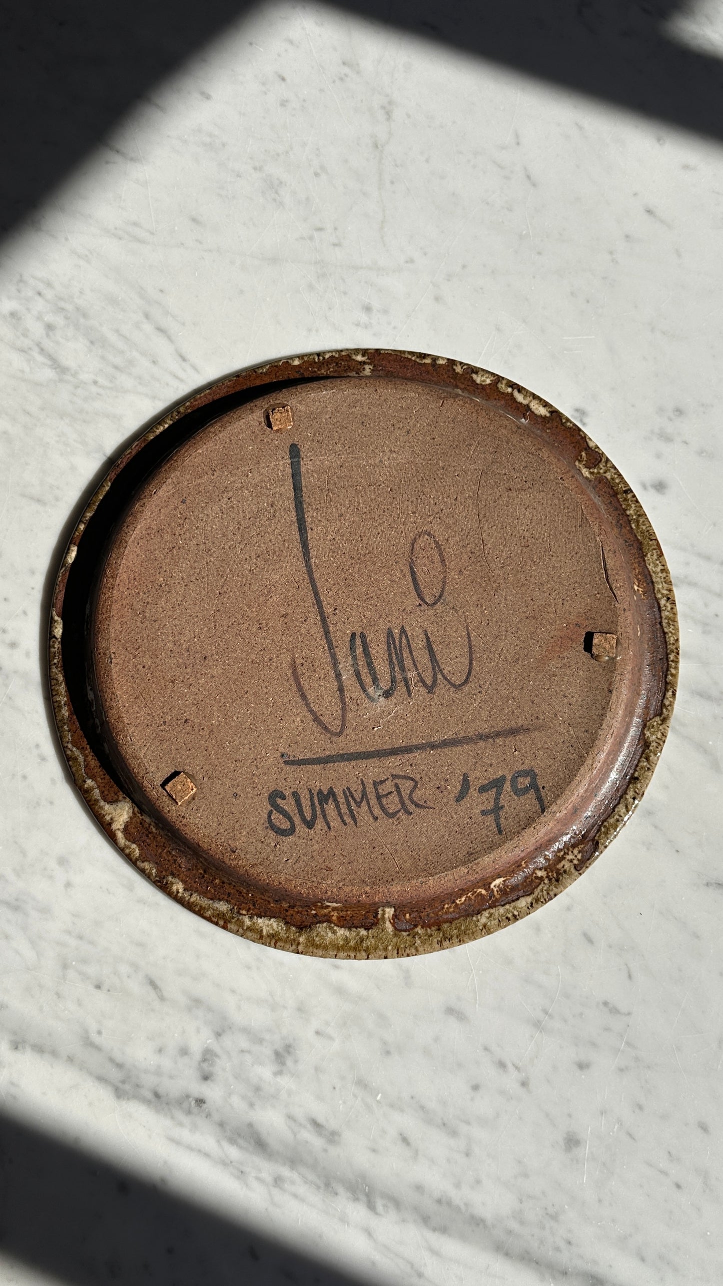 Large Handmade Ceramic Plate