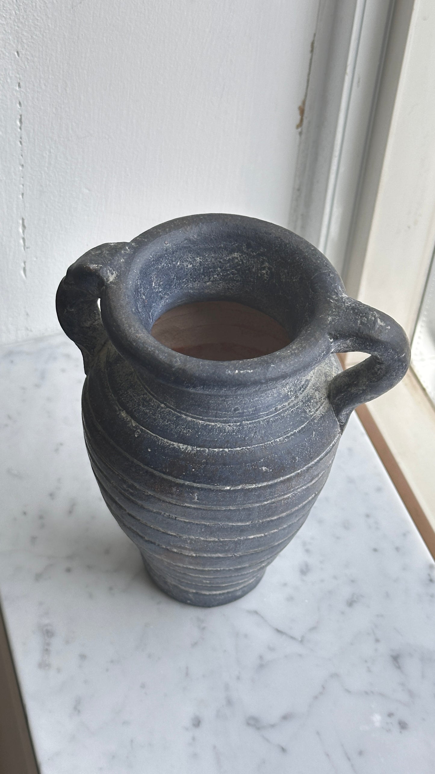 Earthenware Vase with Handles