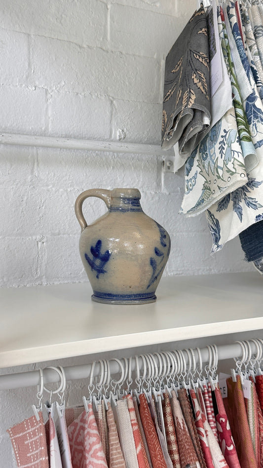Vintage Salt Glazed Bottle with Handle