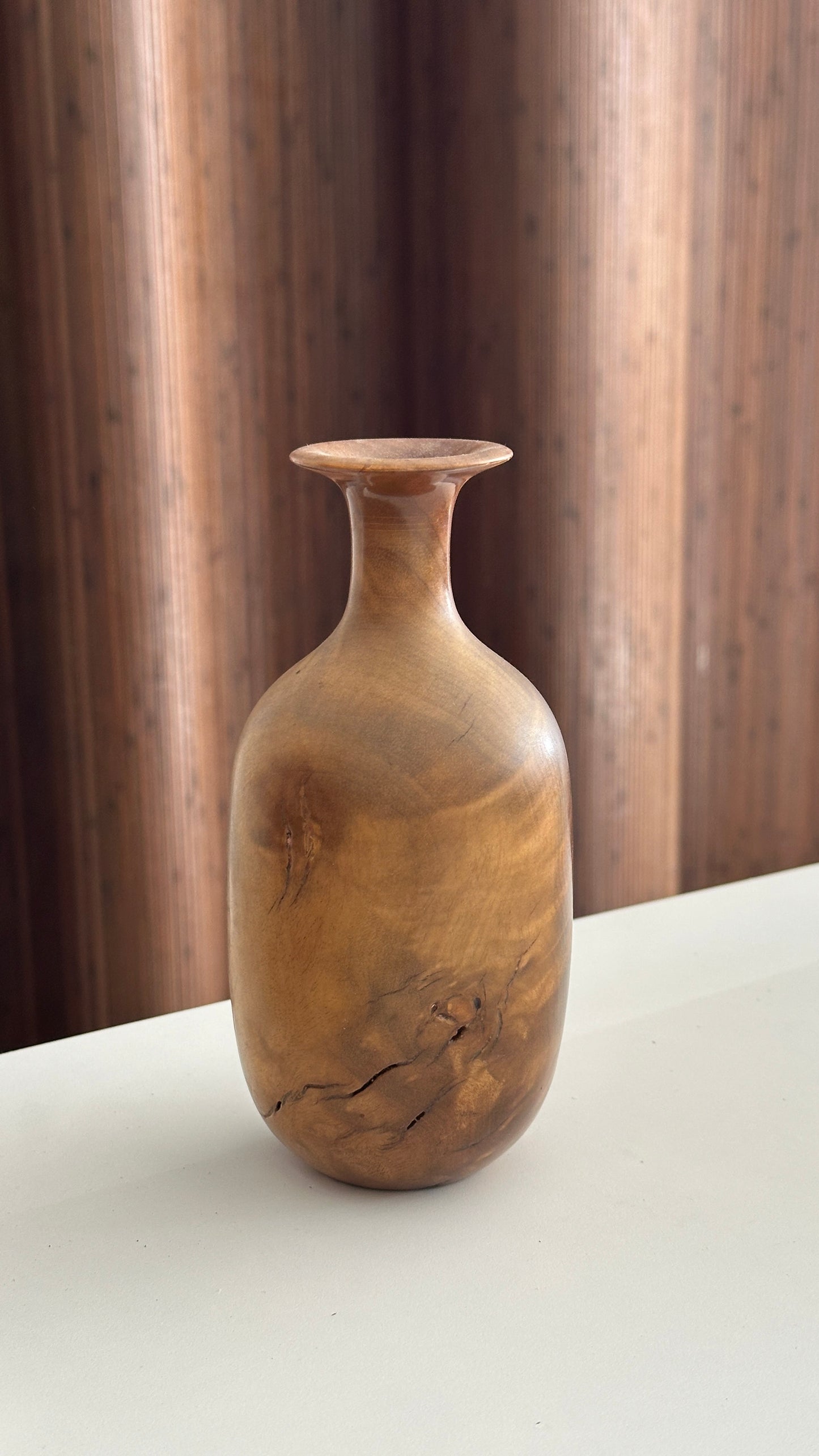 Turned Wooden Vase by Bob Hastings