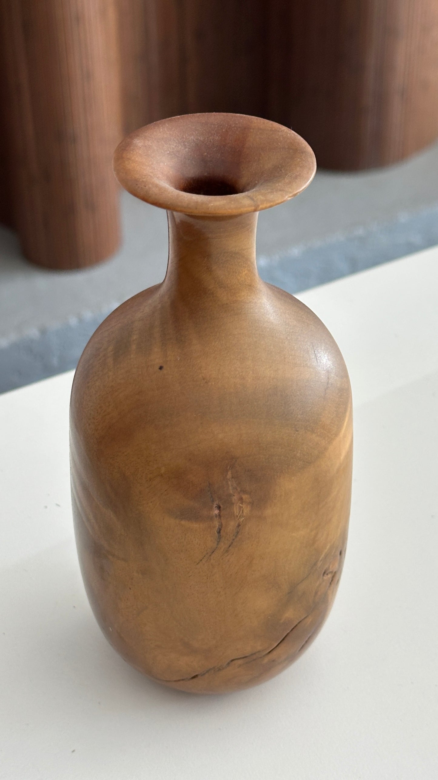 Turned Wooden Vase by Bob Hastings