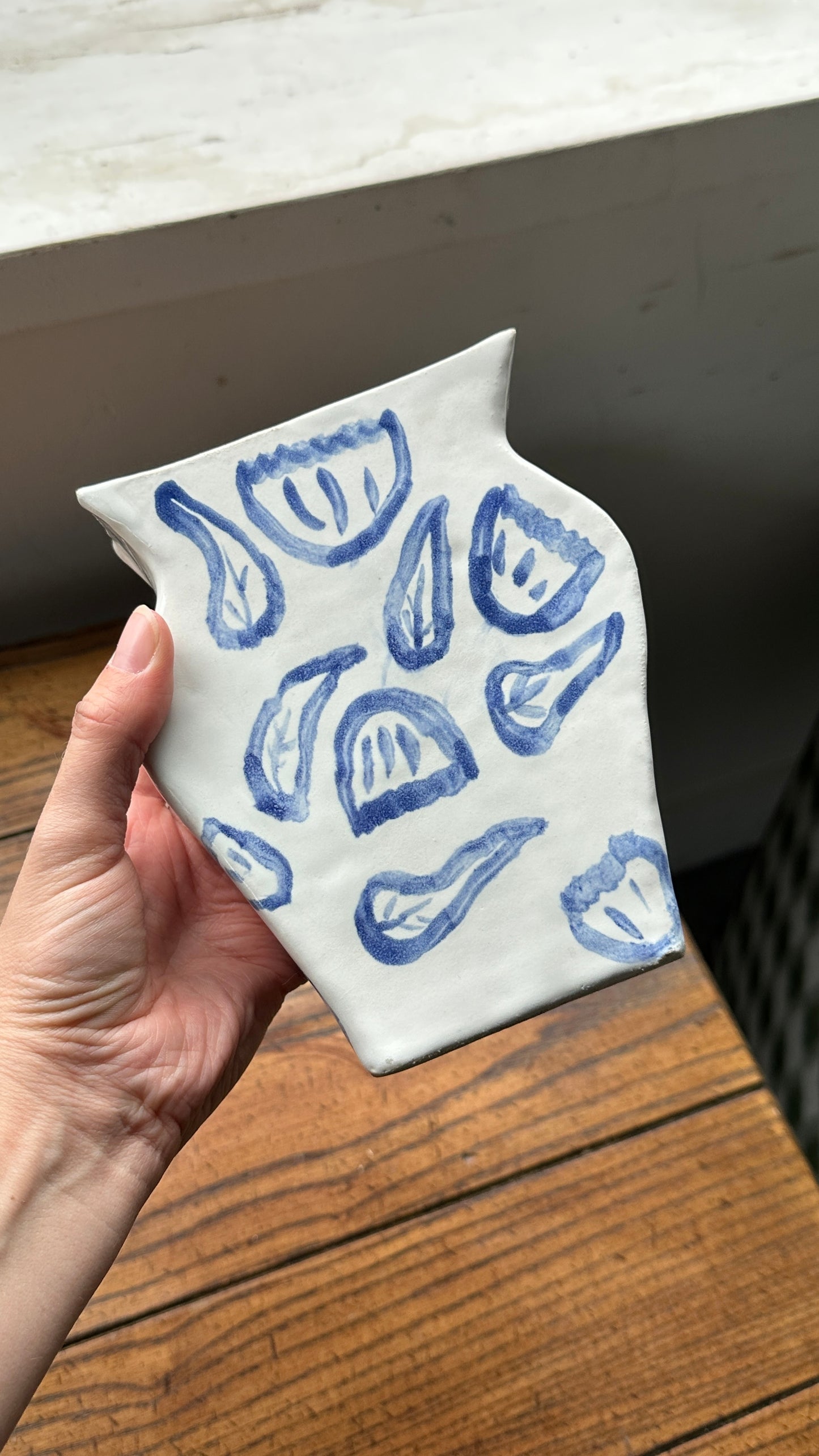 Playful Handmade Ceramic Vase