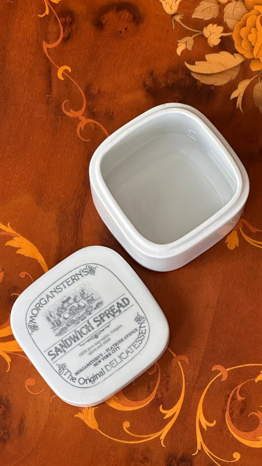 Morganstern's Ceramic Lidded Container
