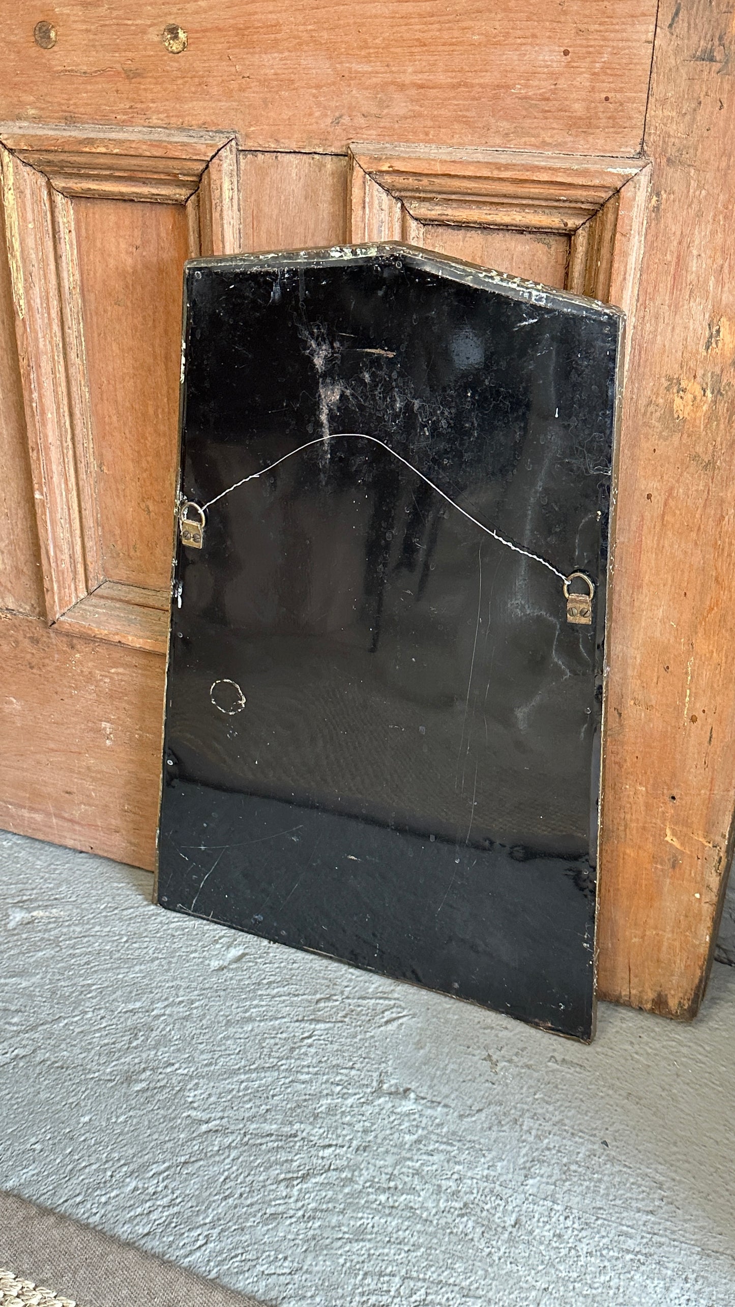 Hammered Decorative Brass Mirror