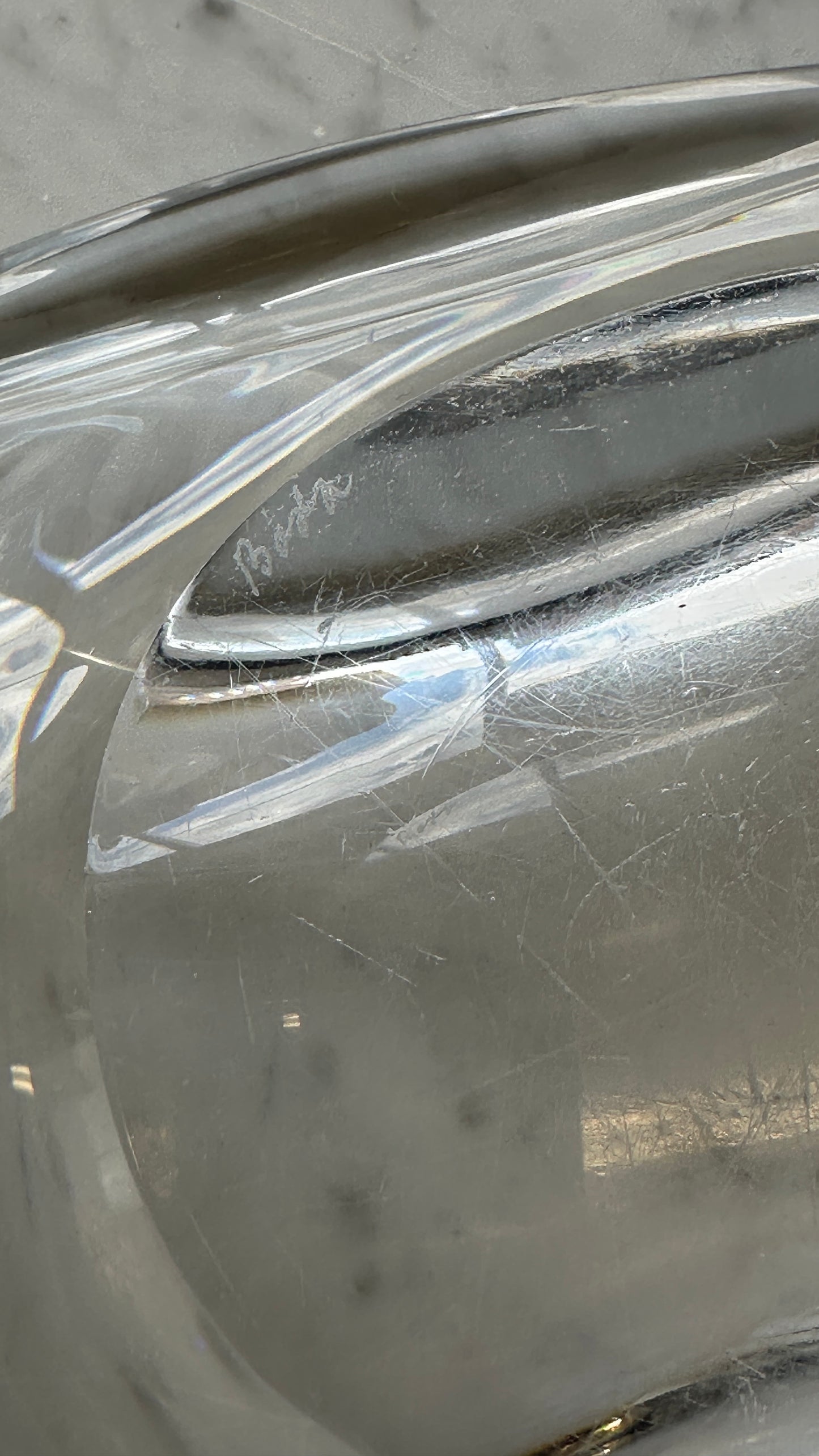 Large Vintage Kosta Boda Glass Bowl