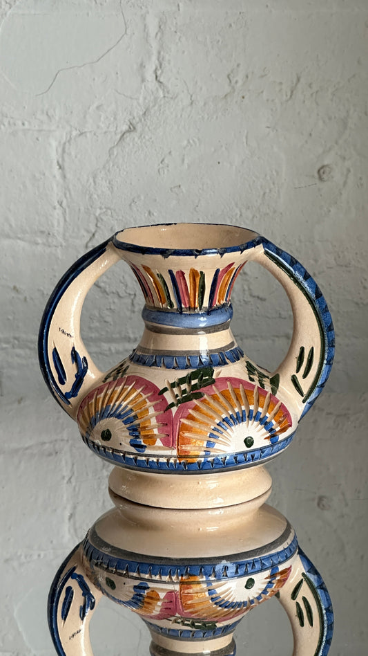 Vintage Hand Painted Bud Vase