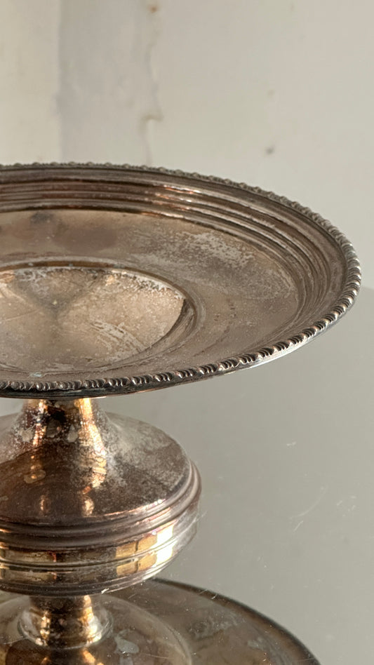 Antique Silver Tazza / Candy Dish