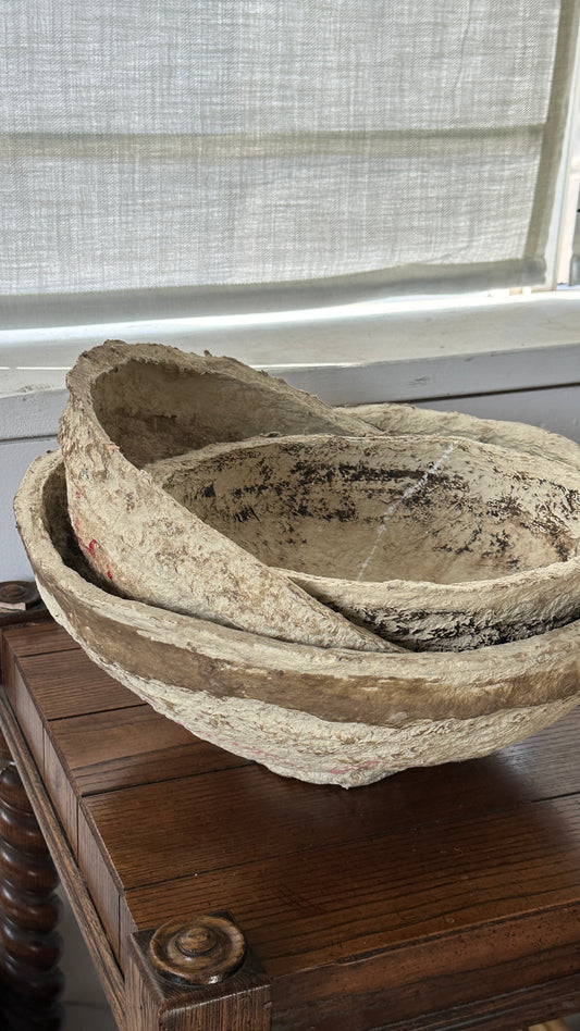 Set of 3 Nesting Paper Bowls