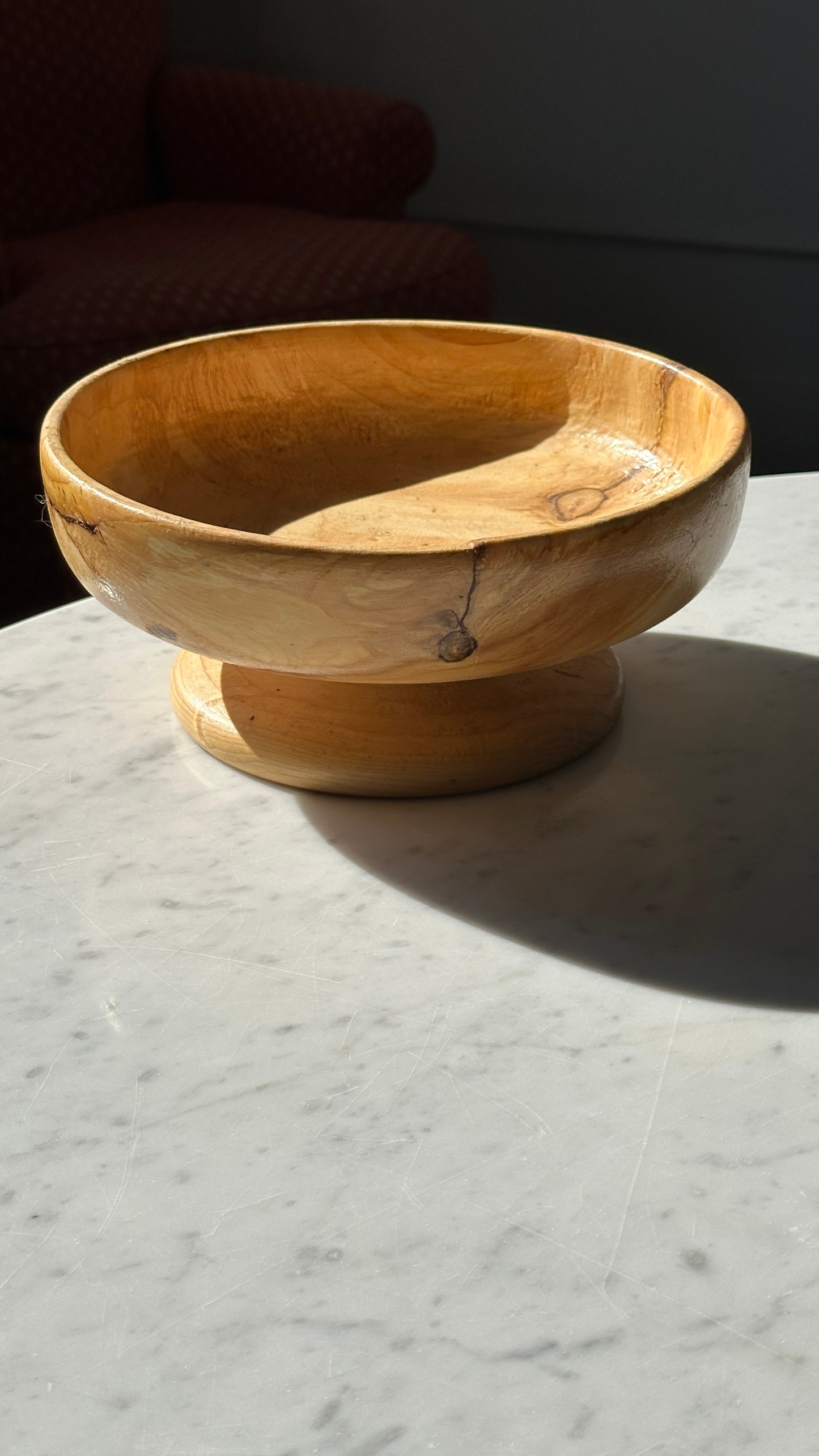 Turned Wooden Bowl