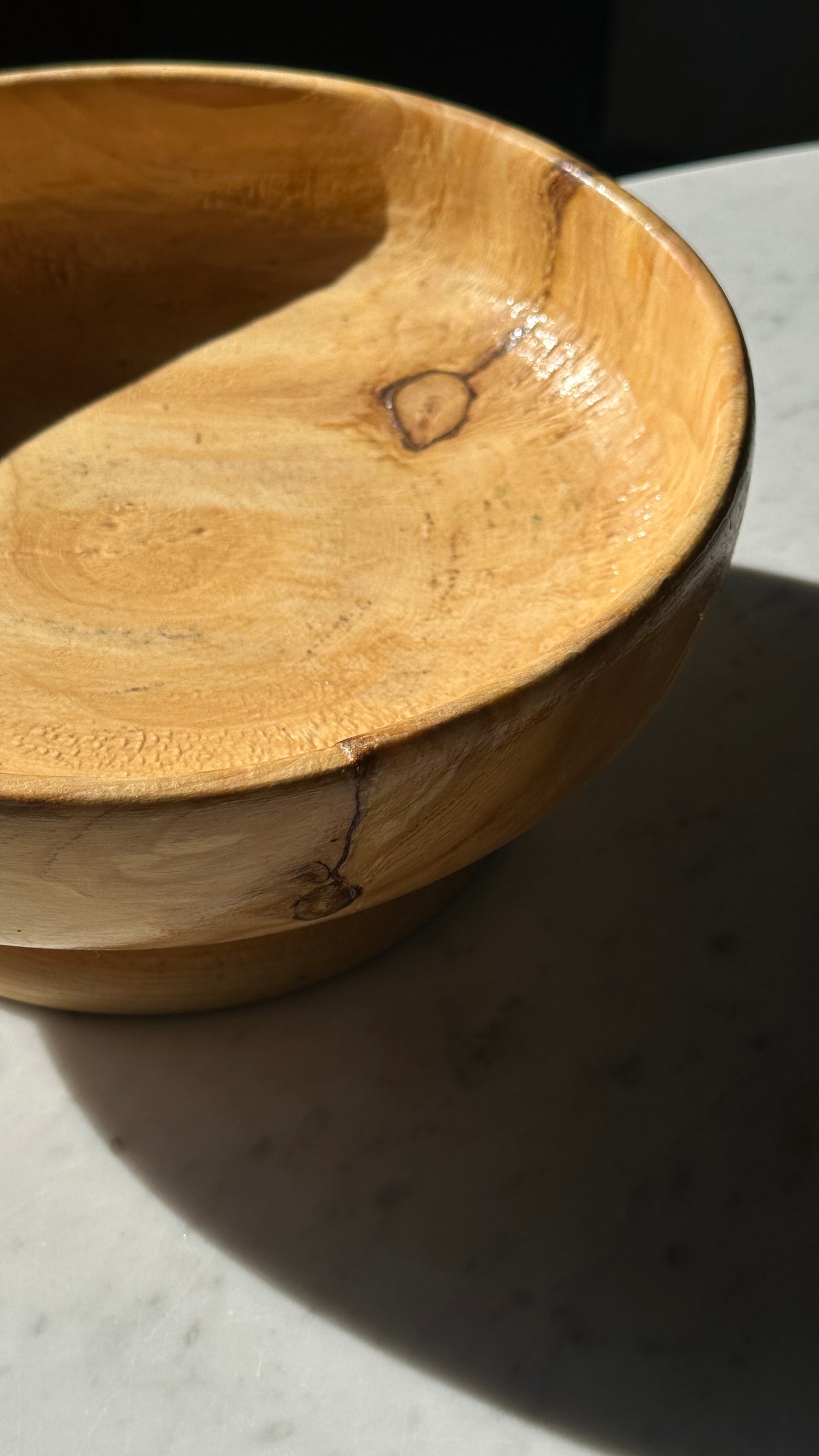 Turned Wooden Bowl