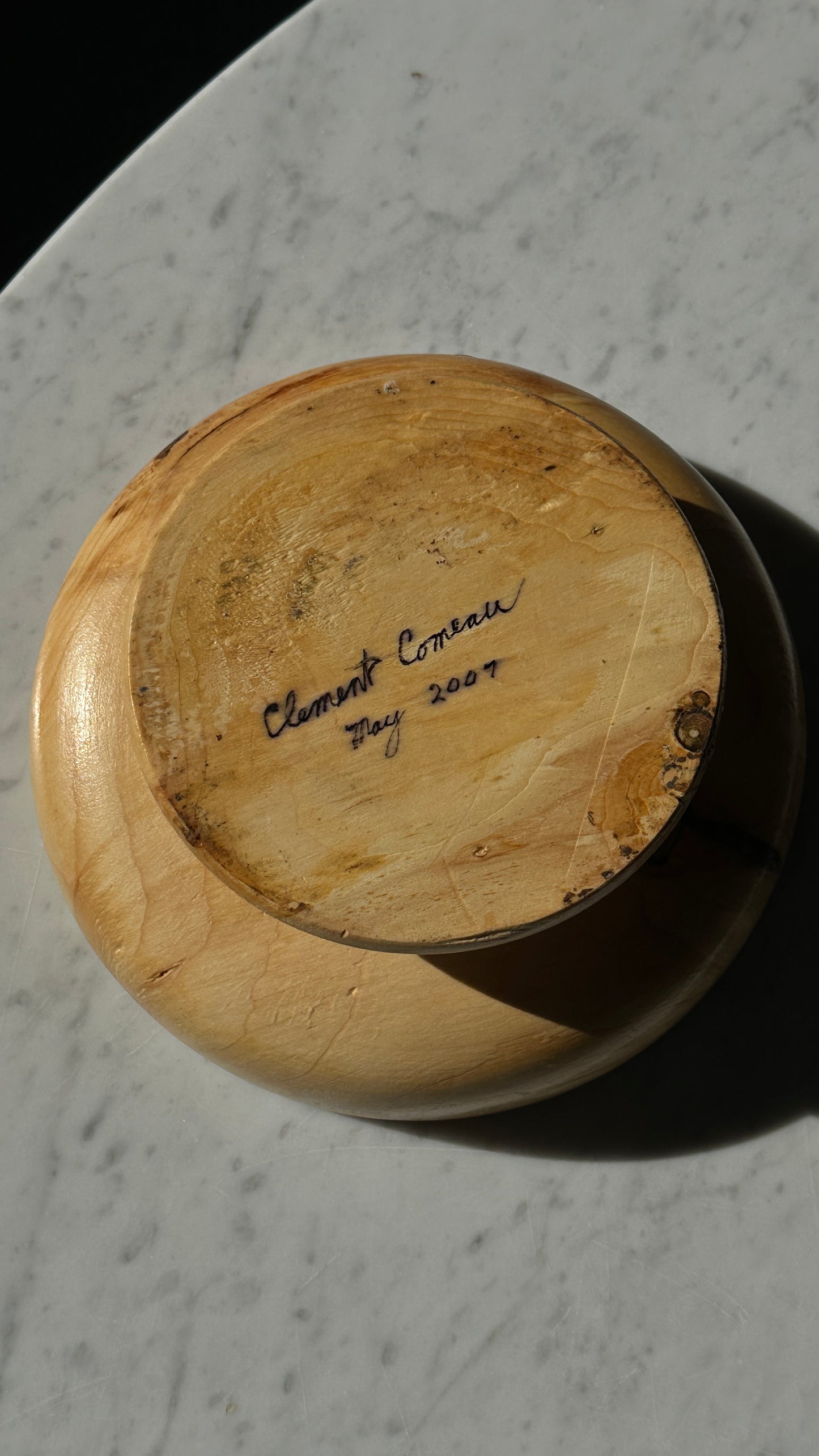 Turned Wooden Bowl