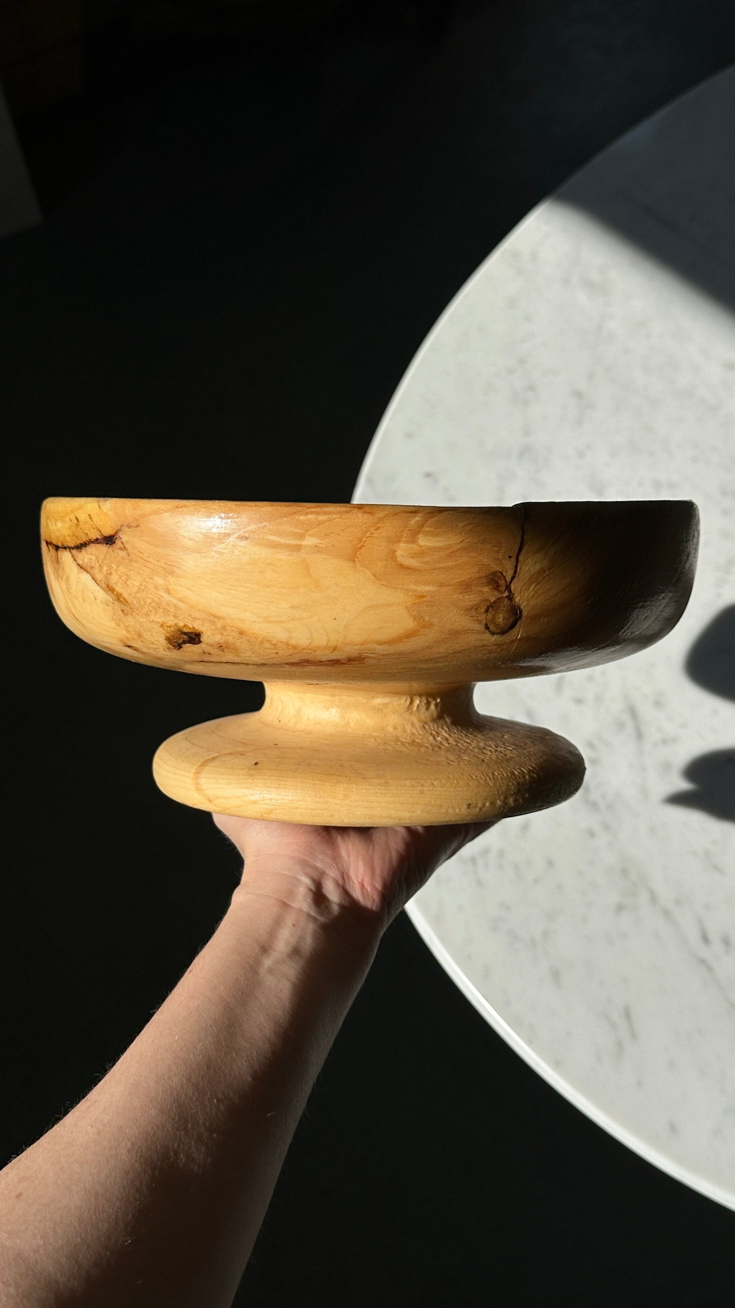 Turned Wooden Bowl