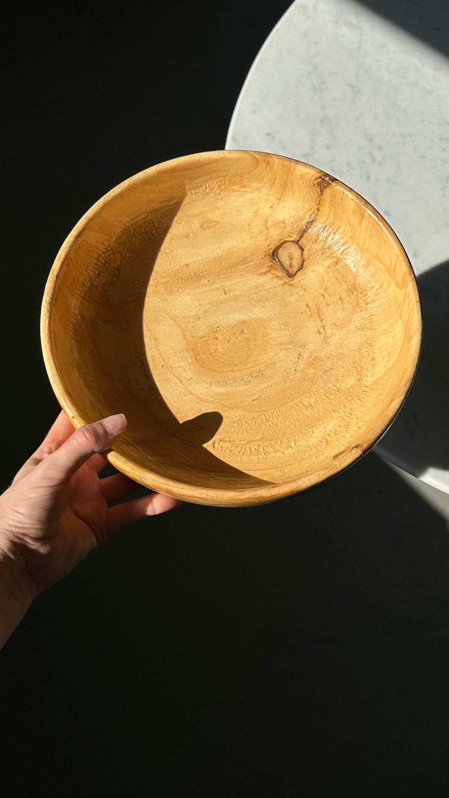 Turned Wooden Bowl