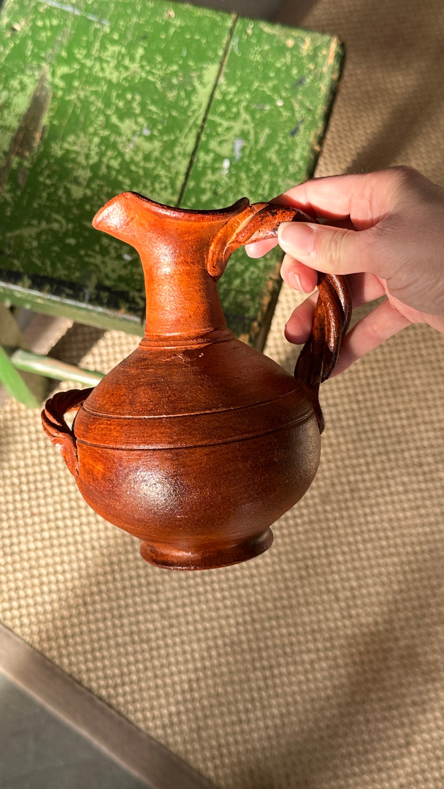 Terra Cotta Decanter