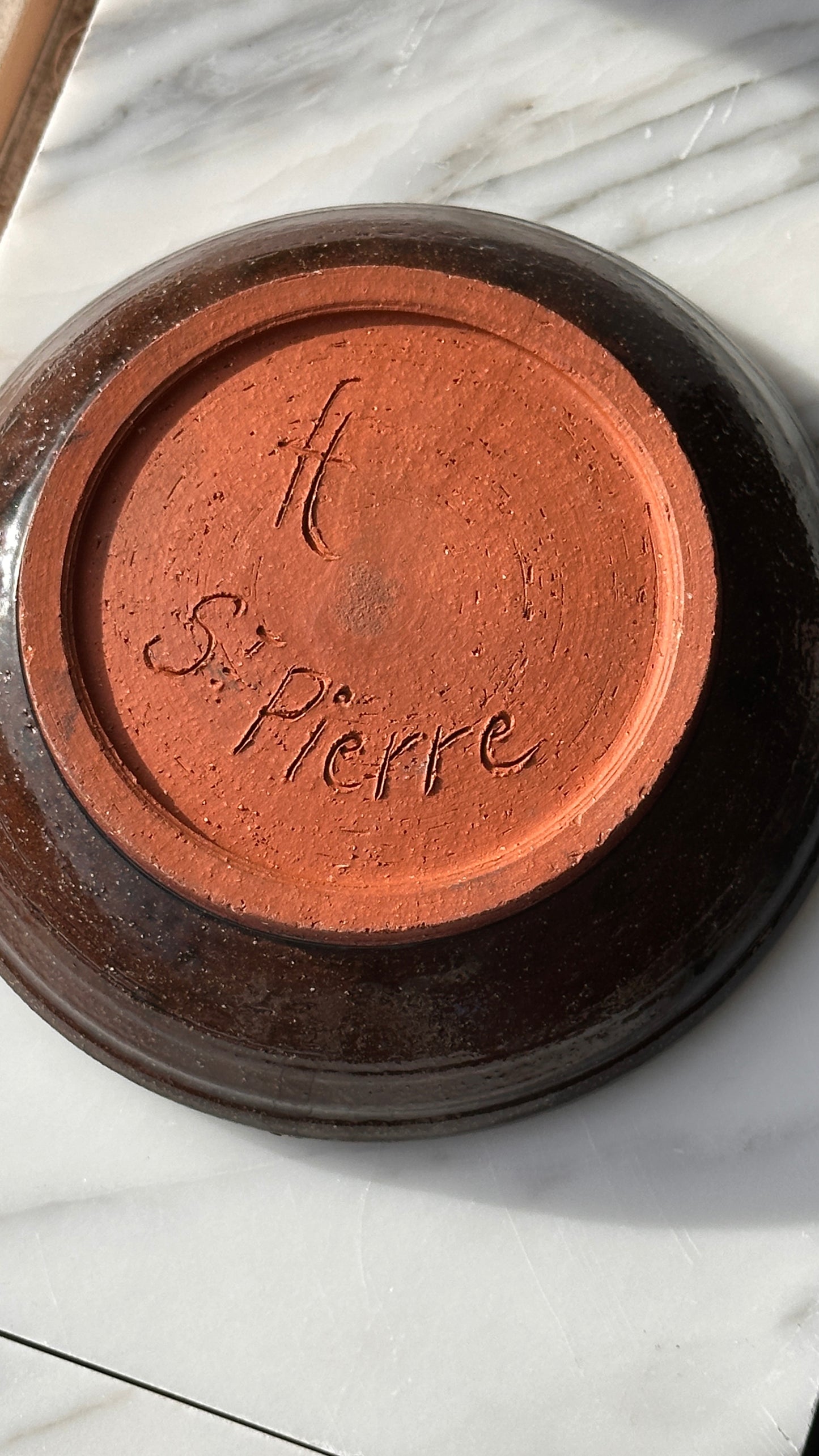 Decorated Ceramic Dish
