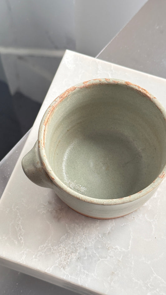 Small Wood Fired Ceramic Vessel with Handles