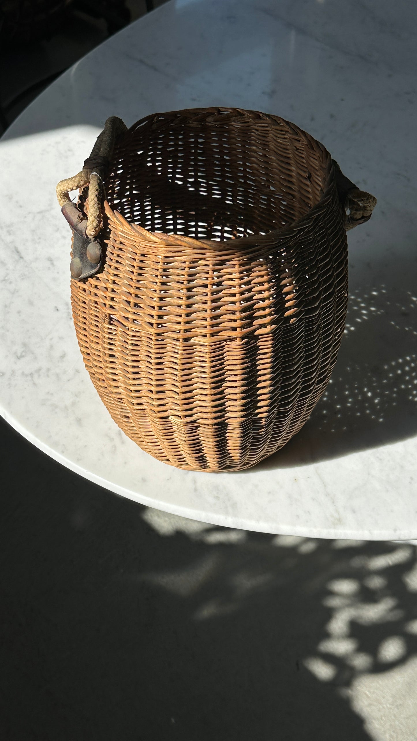 Woven Basket with Handle