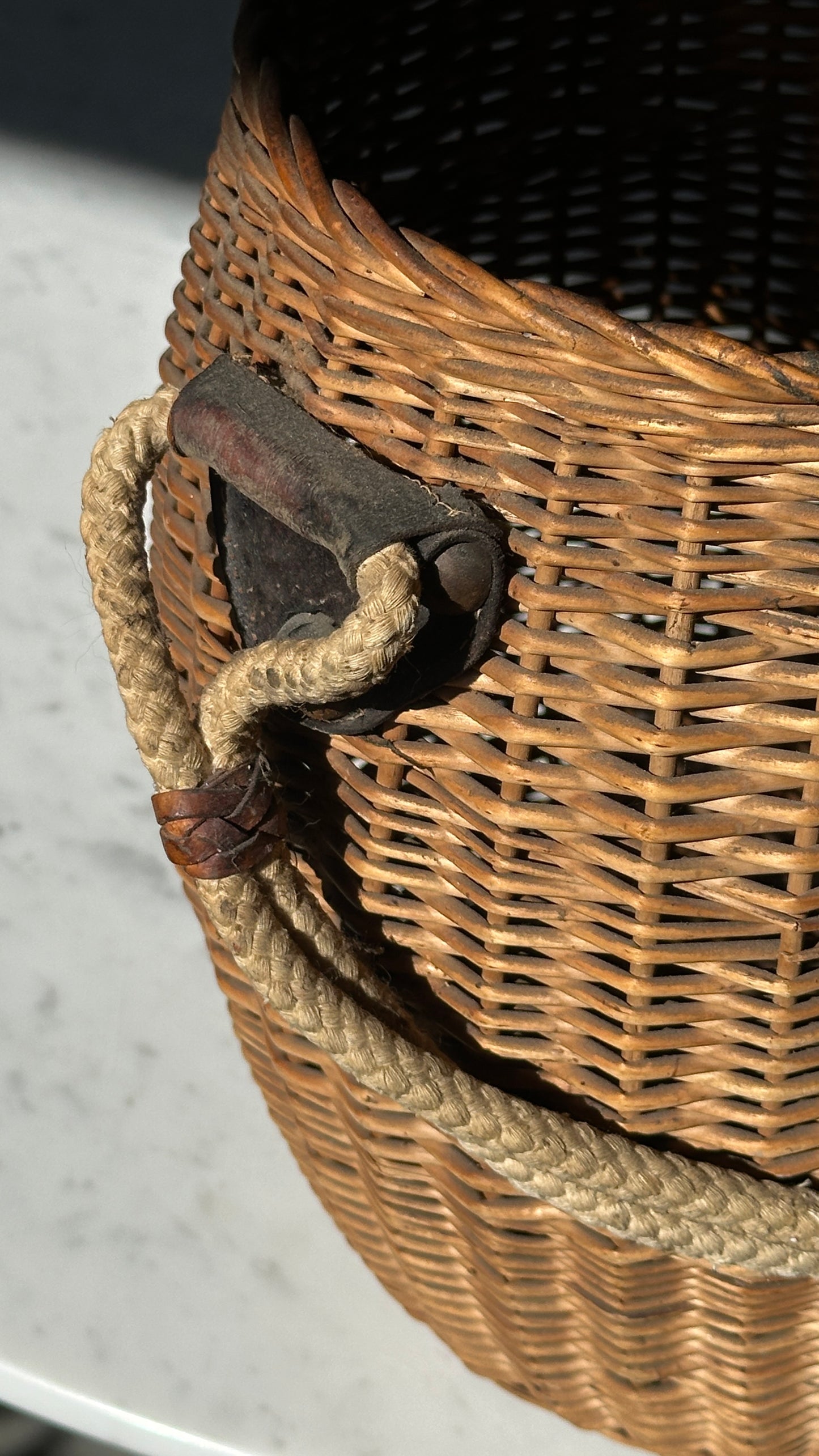 Woven Basket with Handle