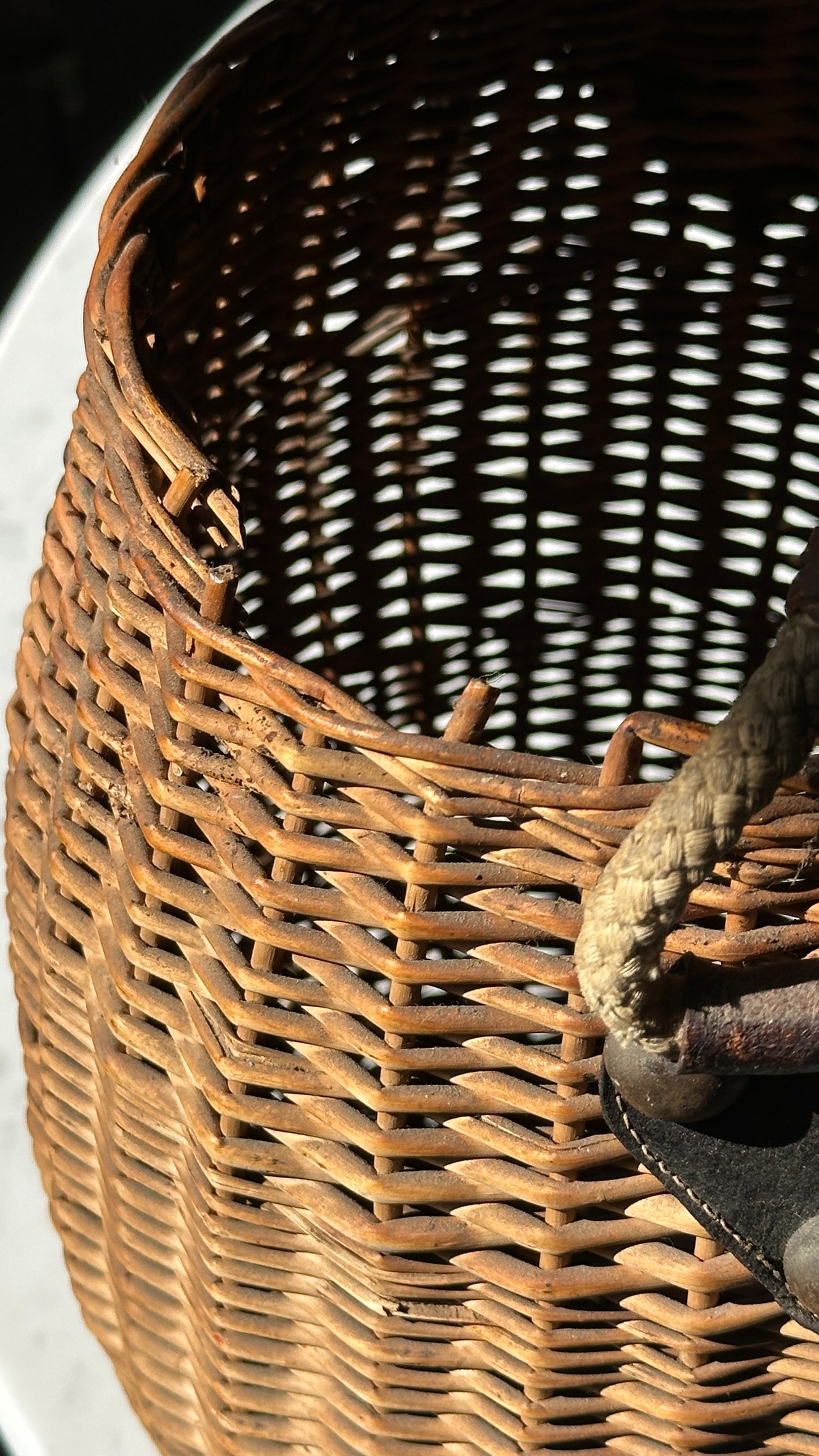 Woven Basket with Handle