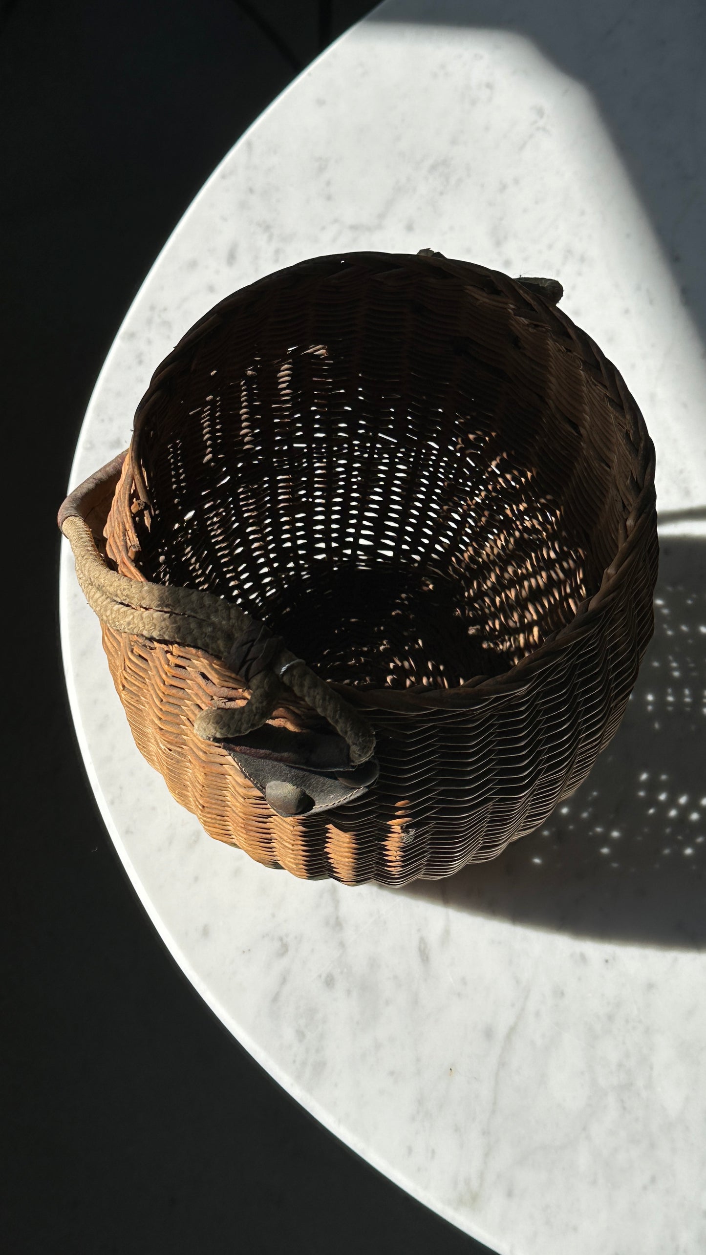 Woven Basket with Handle