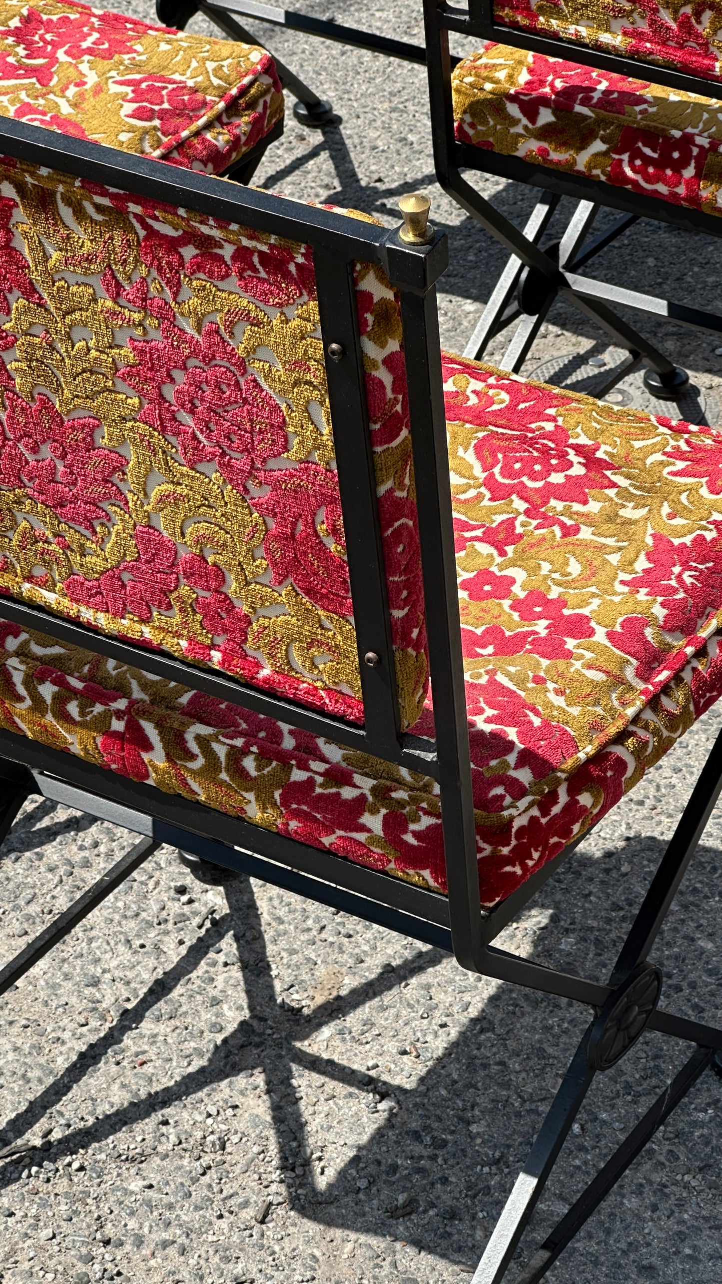 Set of 6 Wrought Iron Chairs