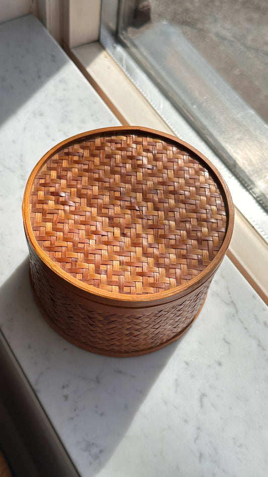 Woven Bamboo Storage Box