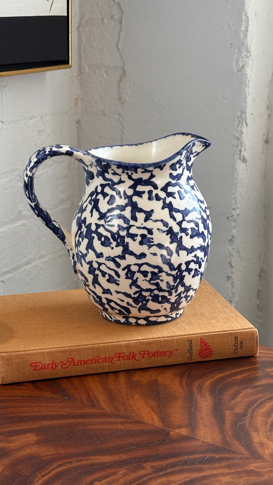 Vintage Jacquelyne's Splatterware Pitcher