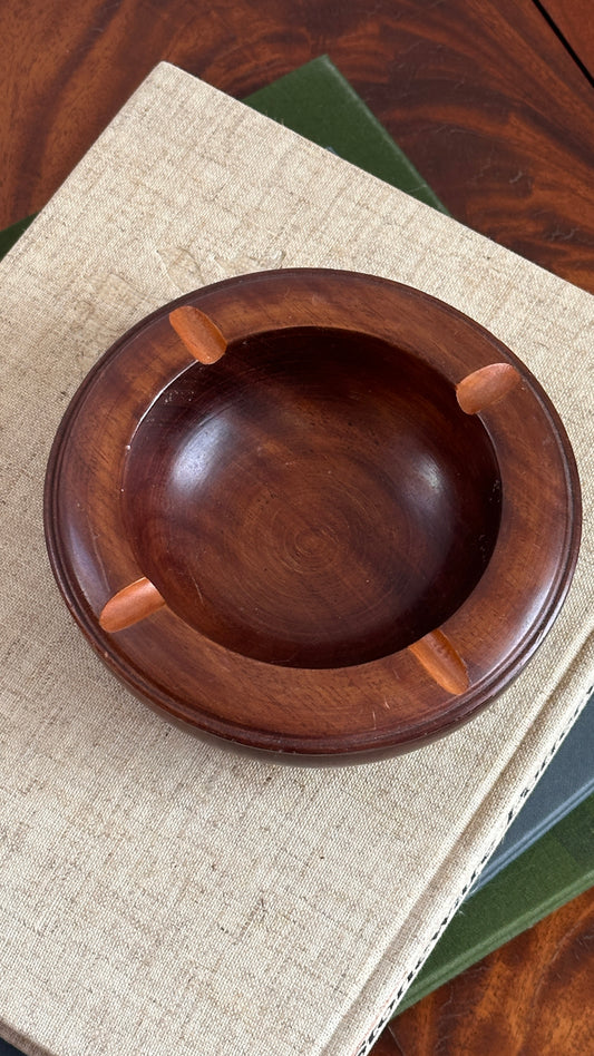 Vintage Wooden Ashtray