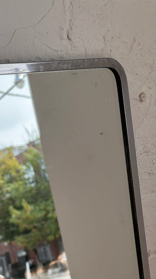 Vintage Stainless Steel Mirror