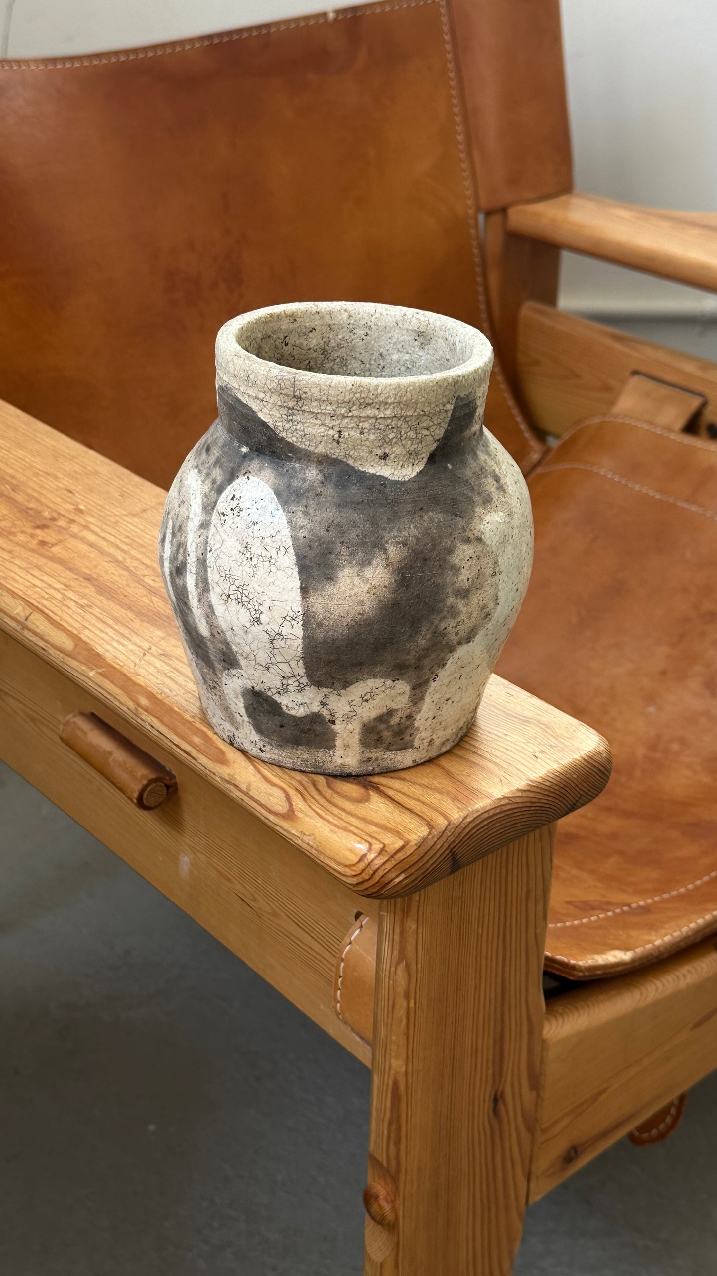 Thrown Raku Vessel