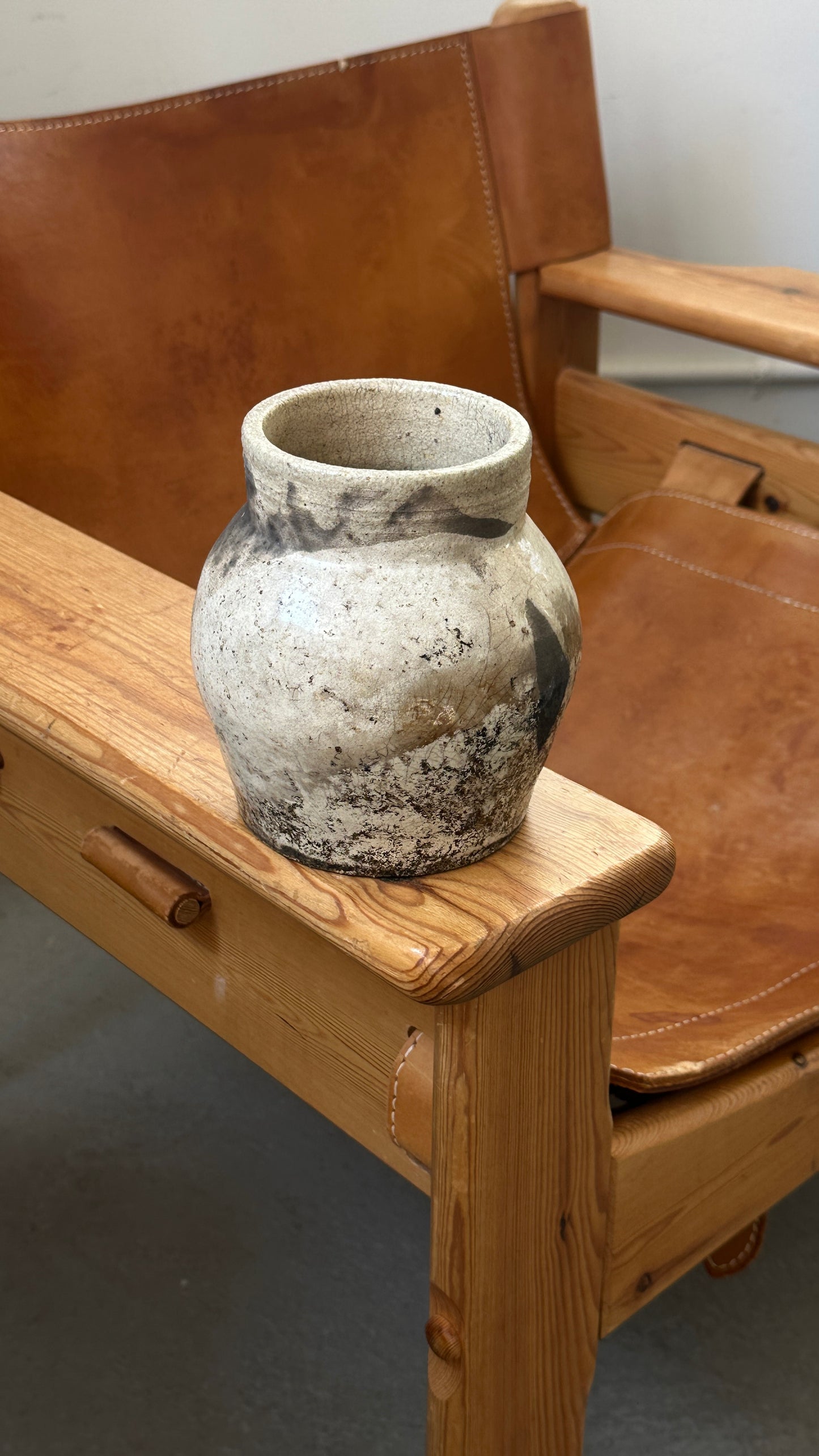 Thrown Raku Vessel