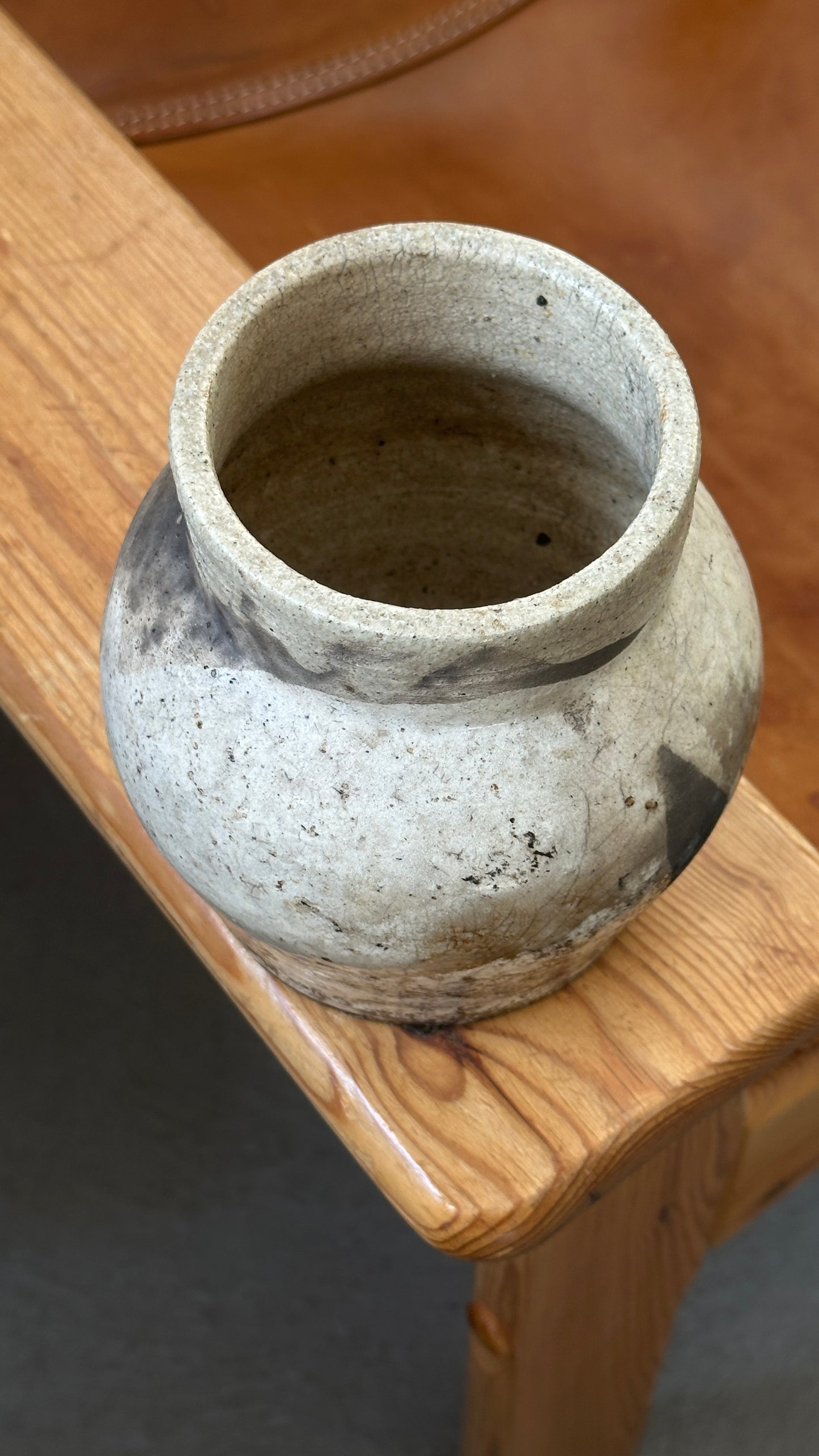 Thrown Raku Vessel