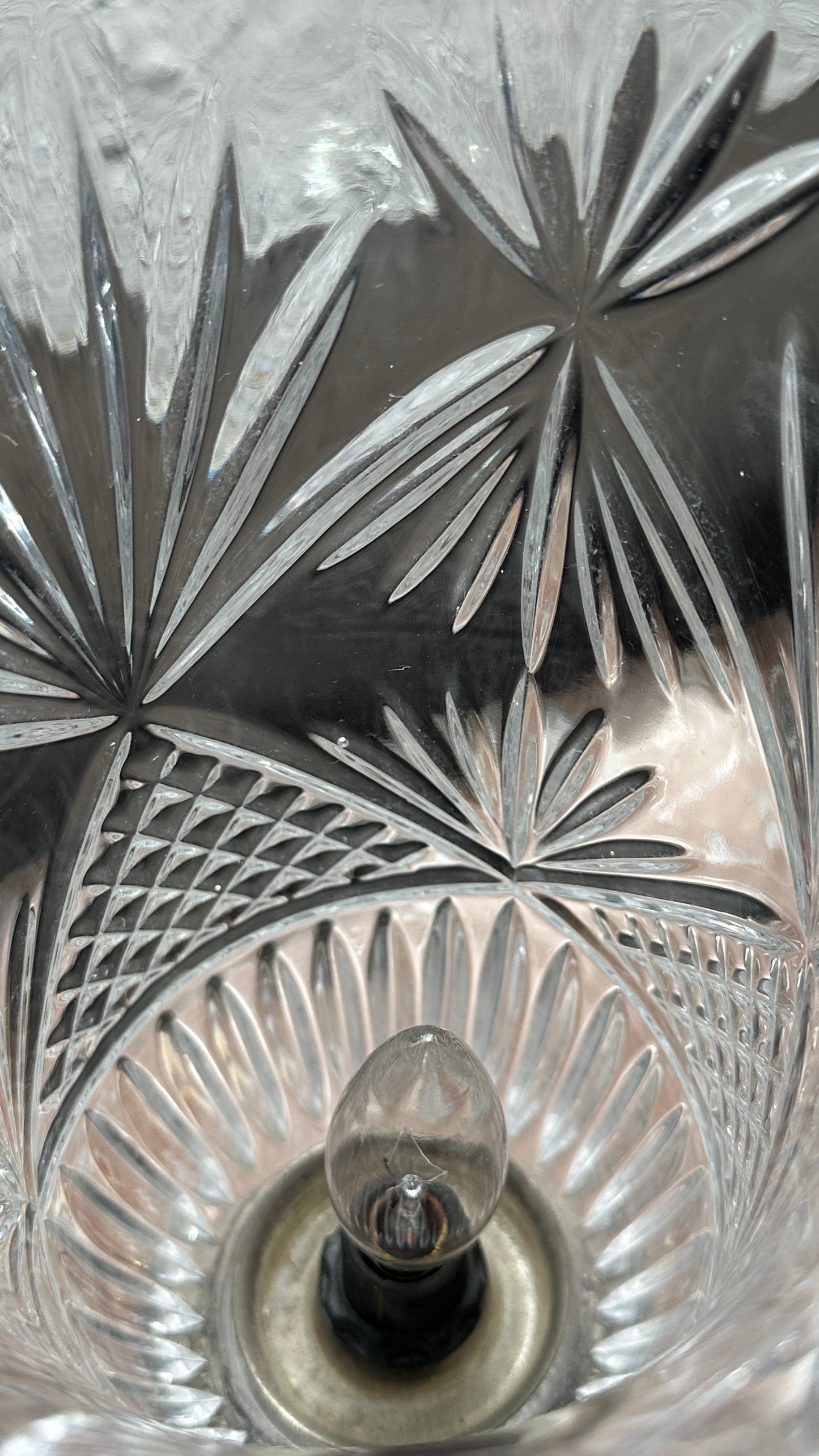 Vintage Hurricane Table Lamp