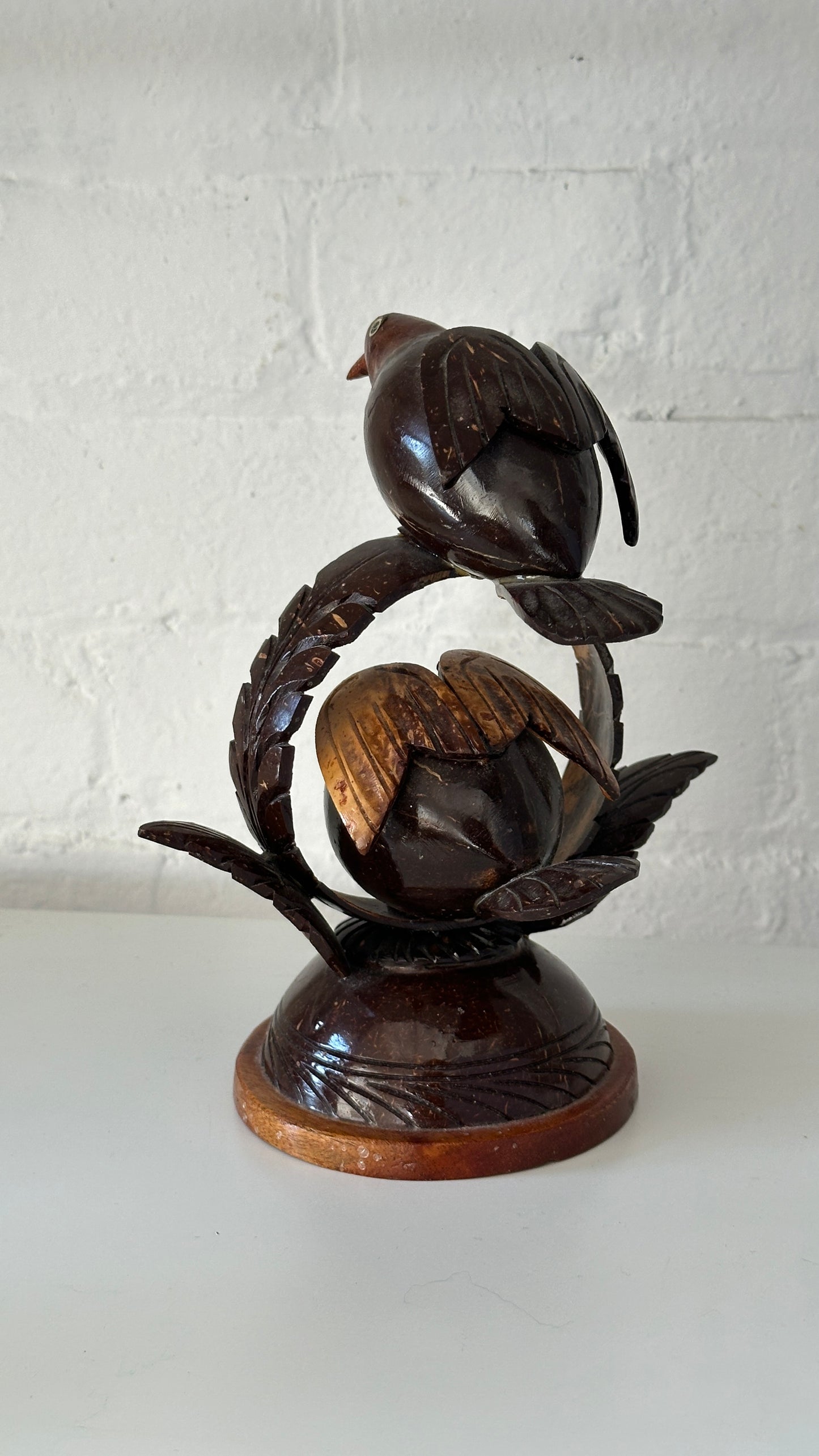 Wooden Bird Sculpture