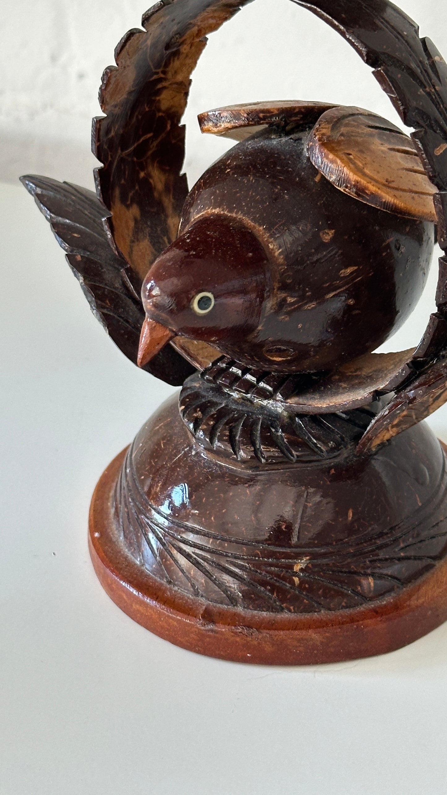 Wooden Bird Sculpture